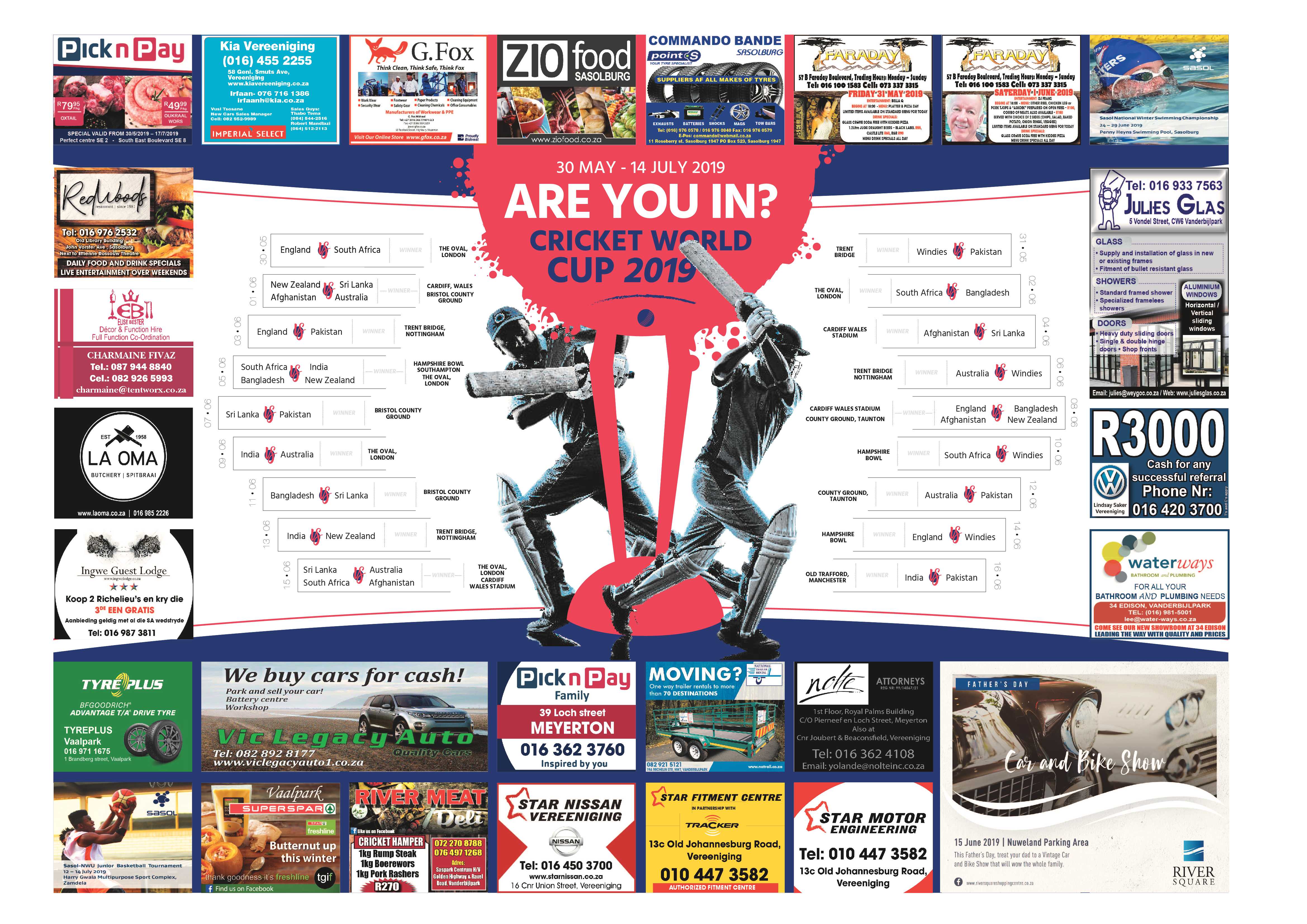 Cricket World Cup 2019 page 1
