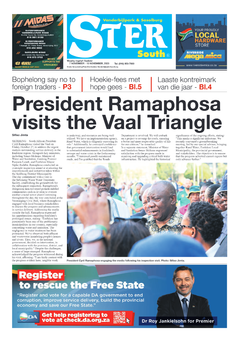 STER SOUTH 7 November – 13 November, 2023 page 1