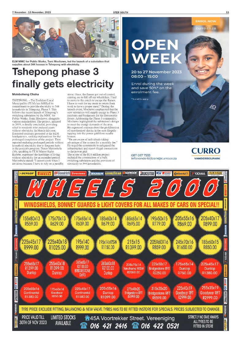 STER SOUTH 7 November – 13 November, 2023 page 11