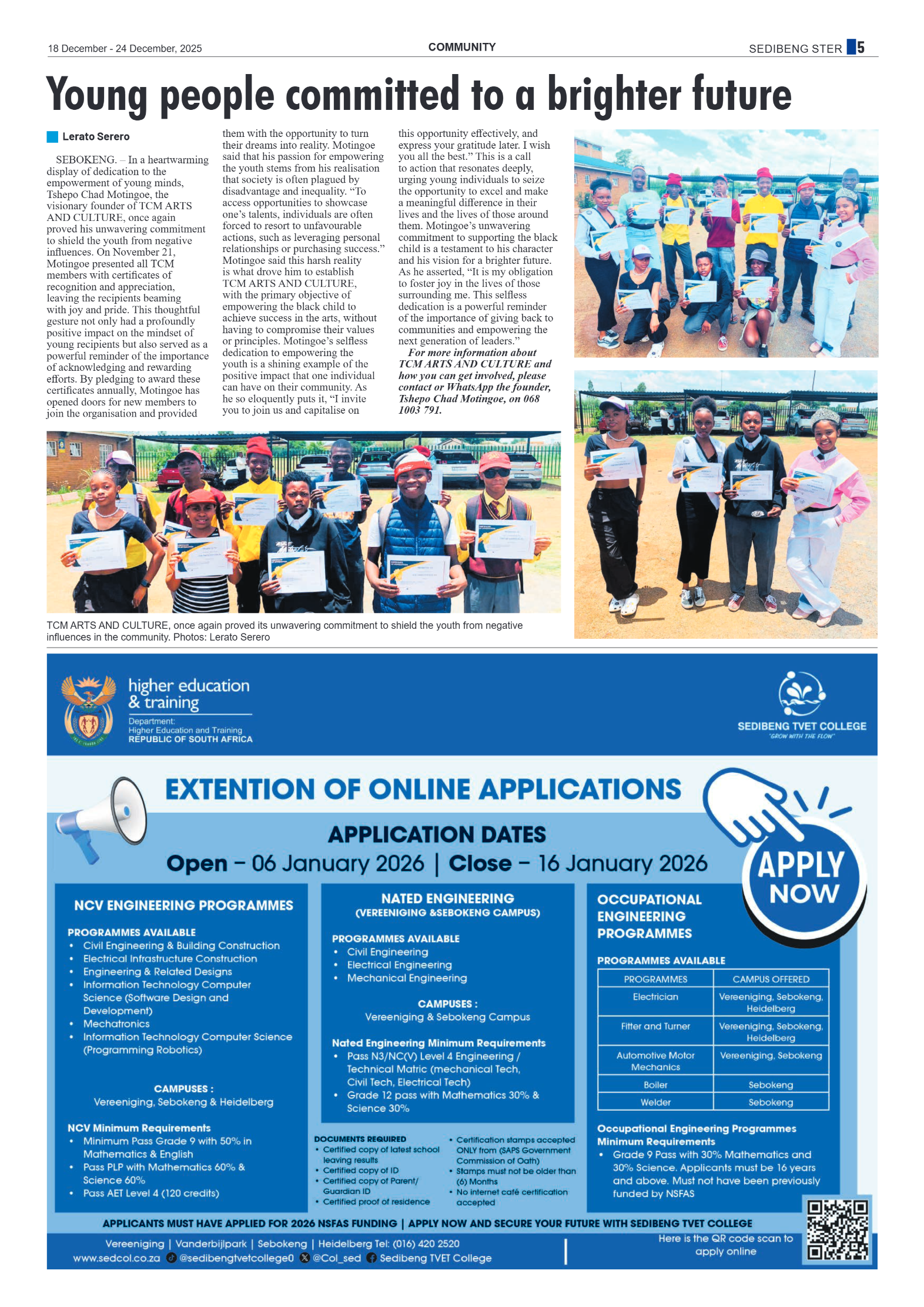 Sedibeng Ster 18 December 2025 page 5