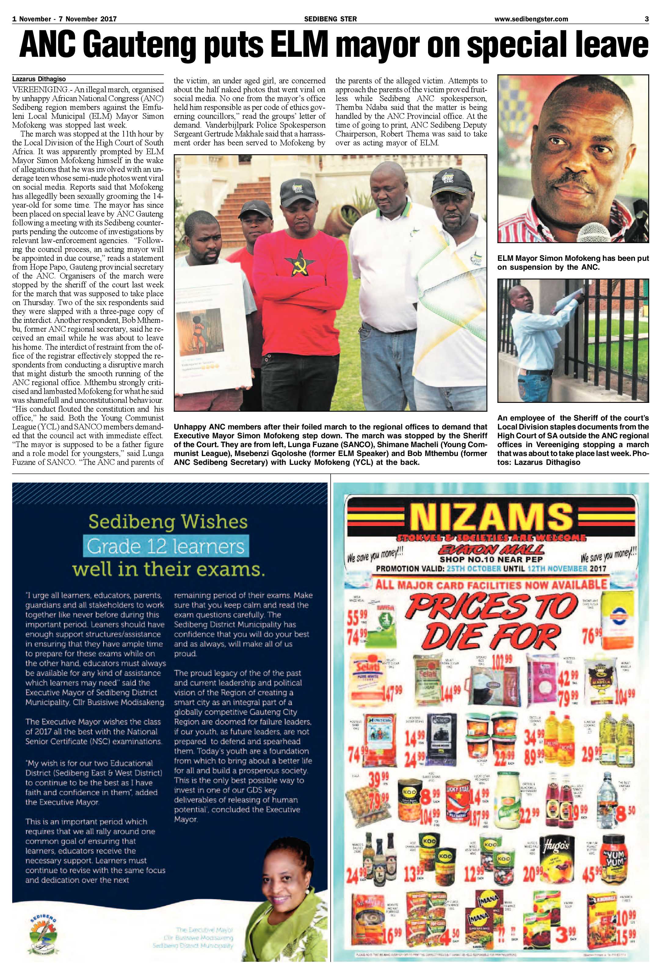 Sedibeng Ster 1 – 7 November 2017 page 3