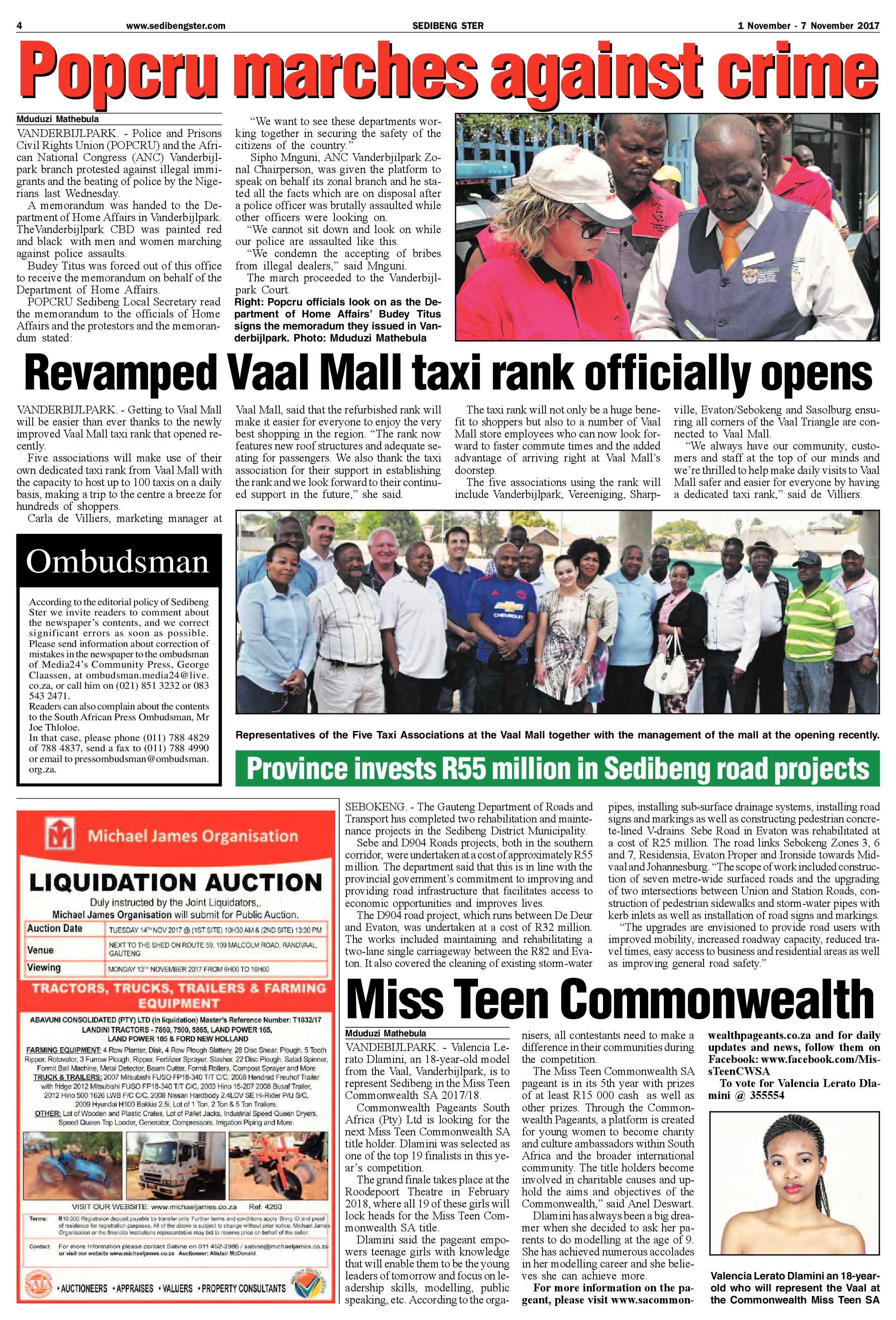 Sedibeng Ster 1 – 7 November 2017 page 4