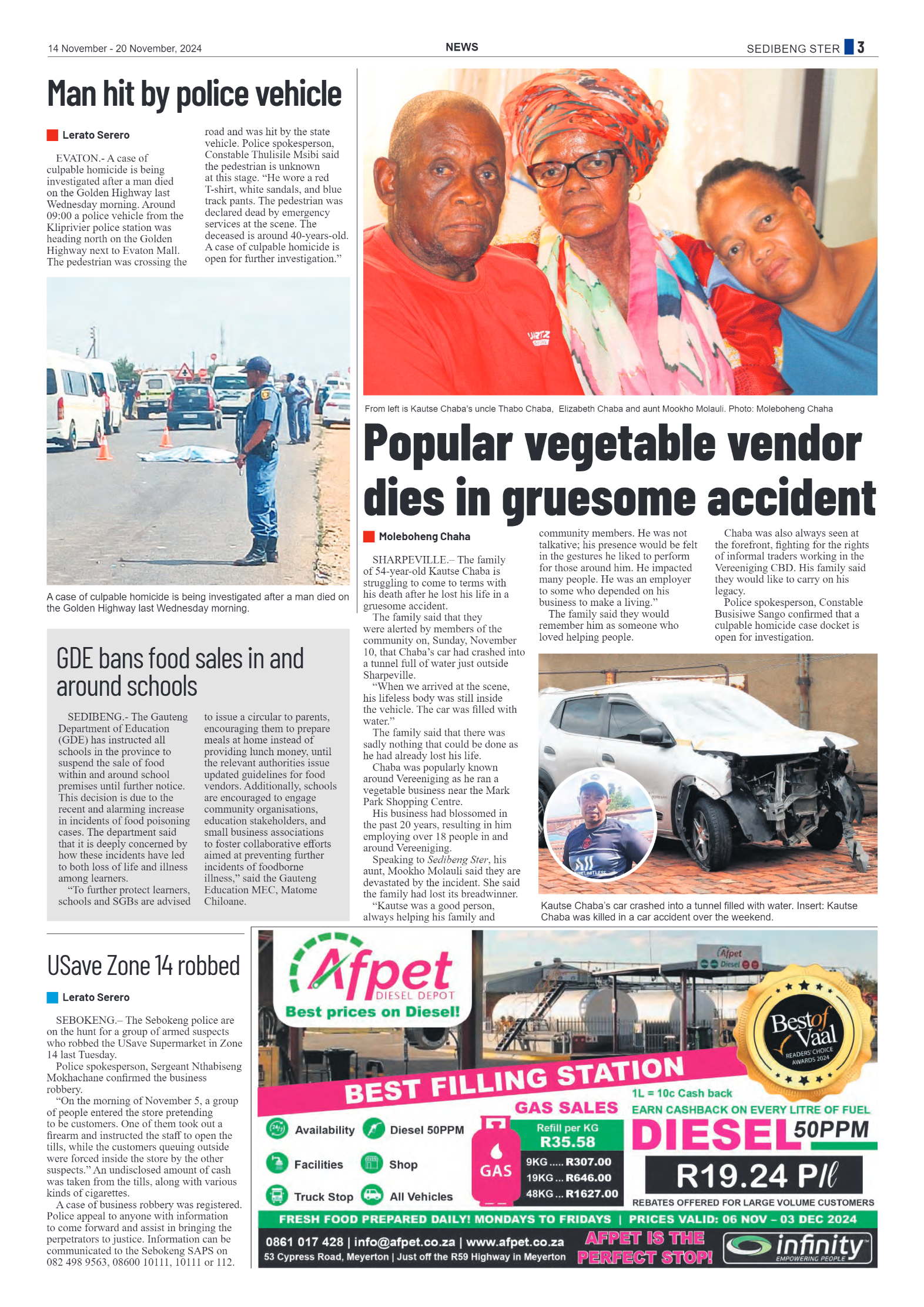 Sedibeng Ster 14 November – 20 November, 2024 page 3