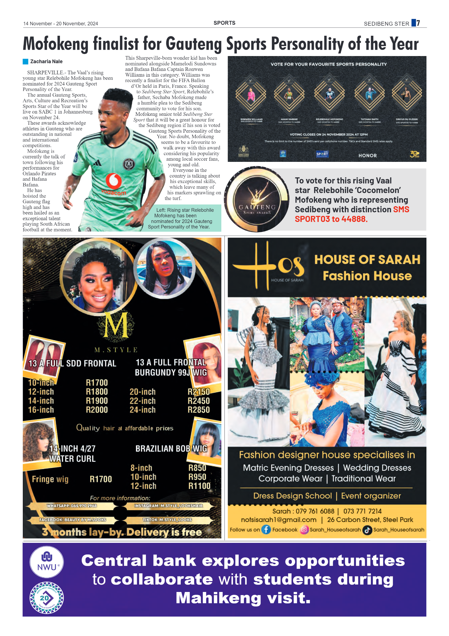 Sedibeng Ster 14 November – 20 November, 2024 page 7