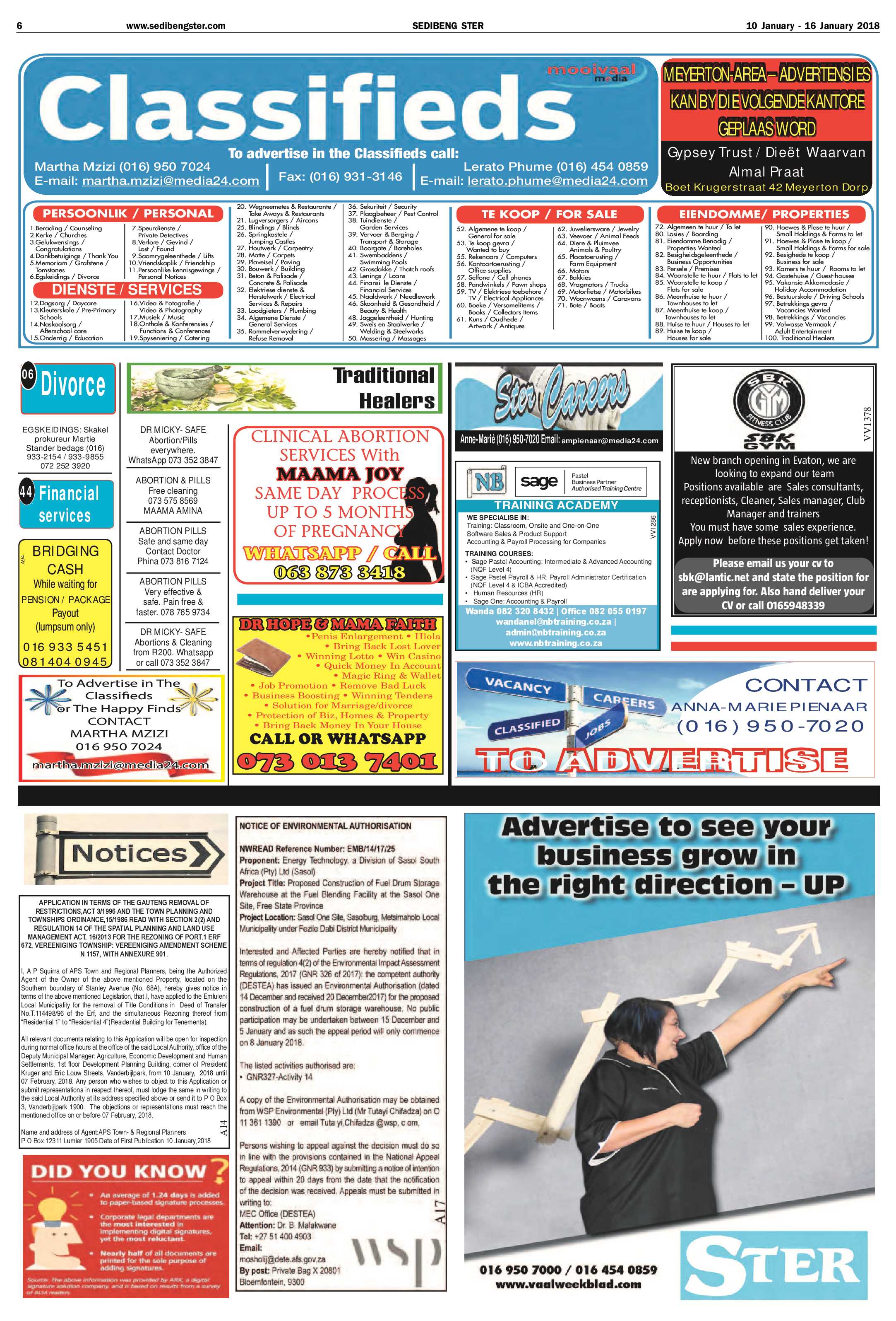 Sedibeng Ster 10 – 16 January 2018 page 6