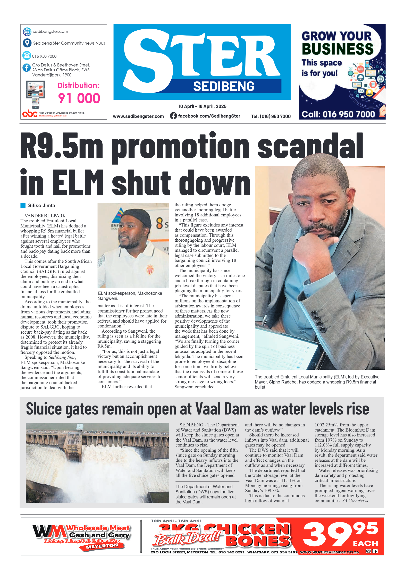 Sedibeng Ster 10 April – 16 April, 2025 page 1