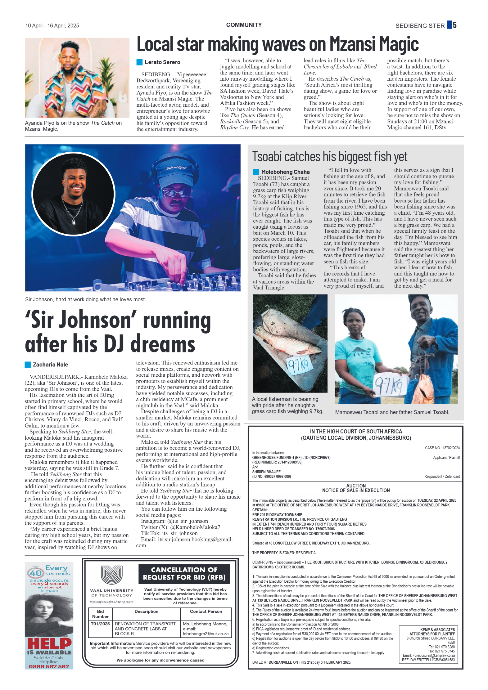 Sedibeng Ster 10 April – 16 April, 2025 page 5