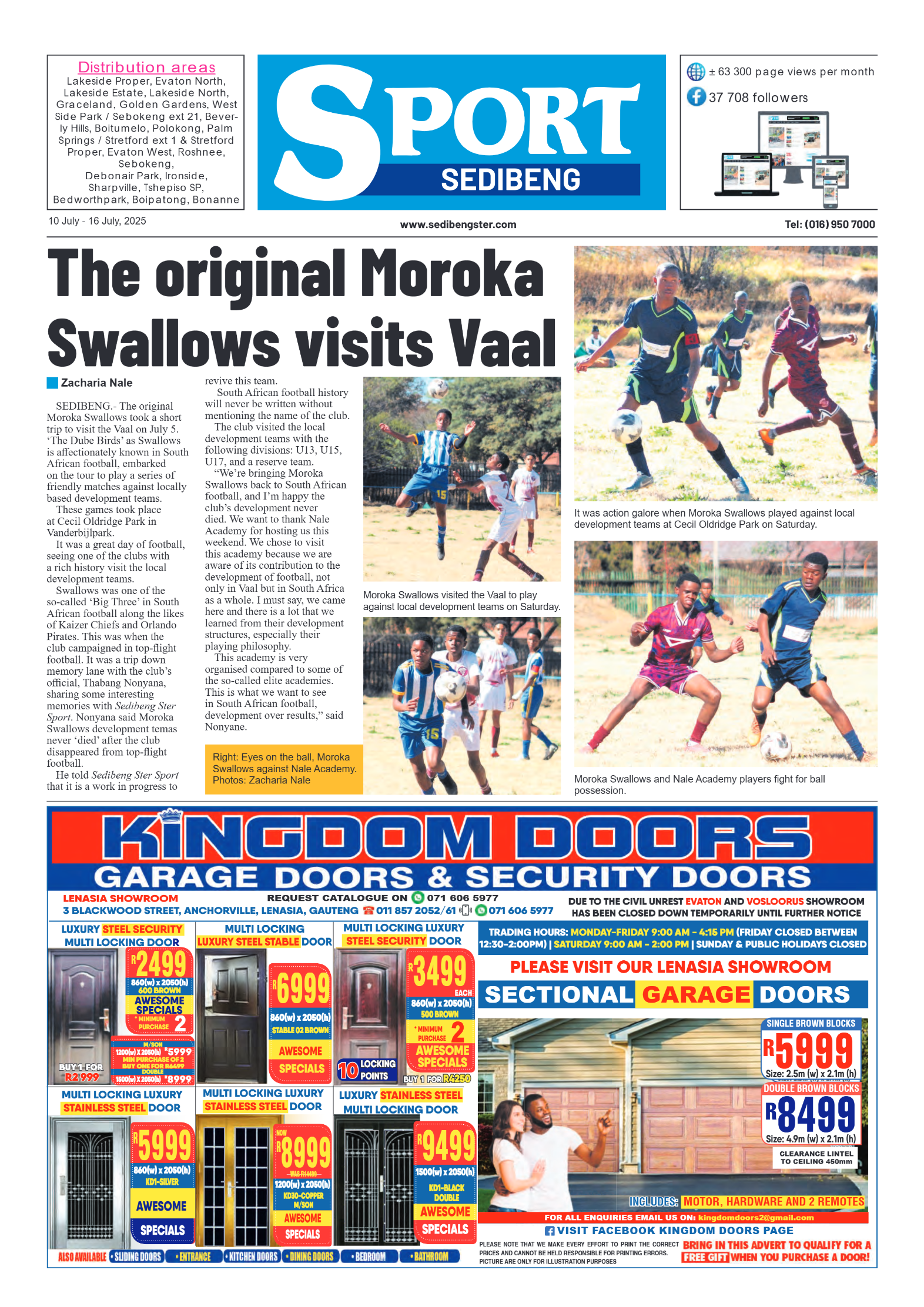Sedibeng Ster NEWS 10 July – 16 July, 2025 page 8