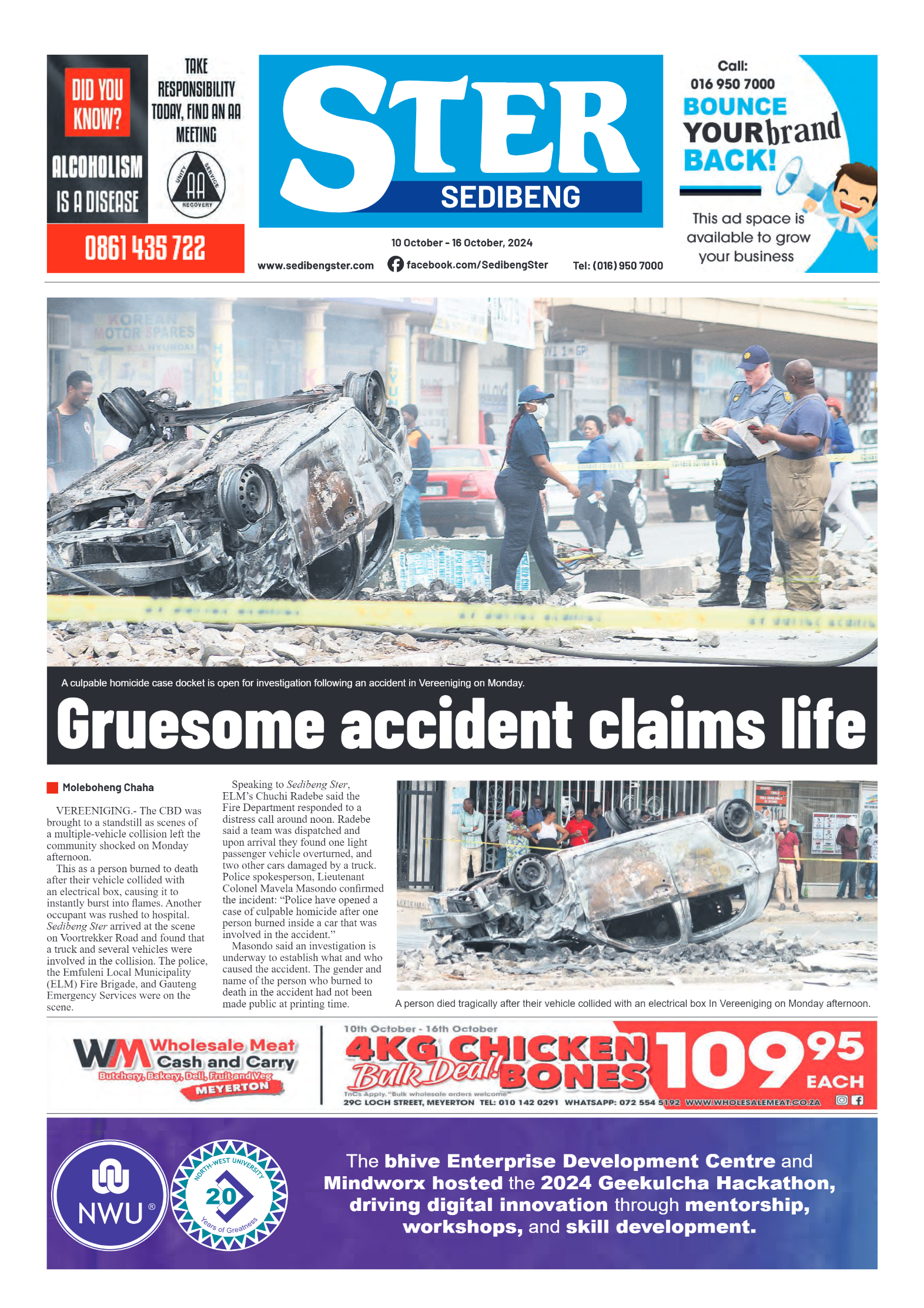 Sedibeng Ster 10 October – 16 October, 2024 page 1