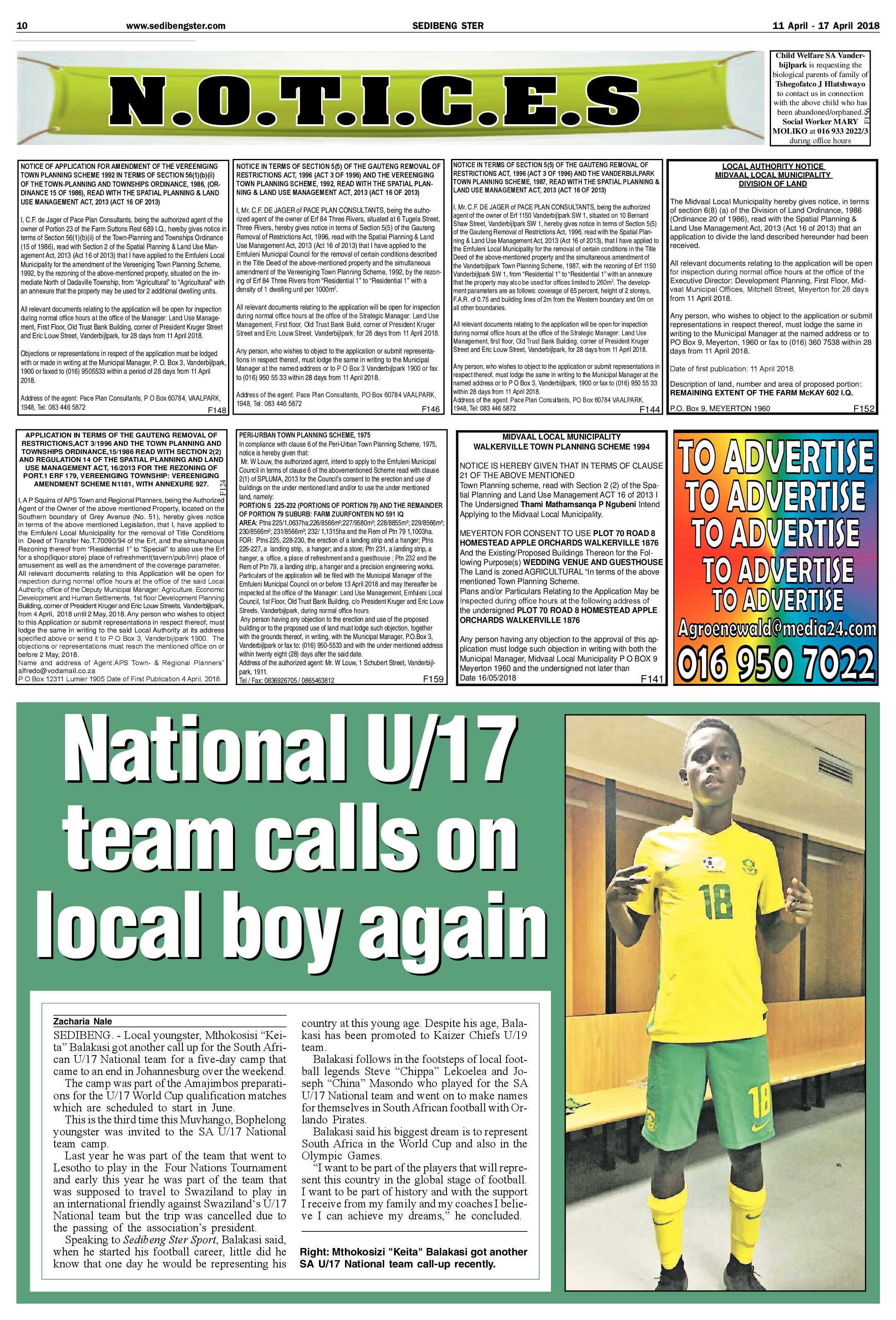 Sedibeng Ster 11 – 17 April 2018 page 10