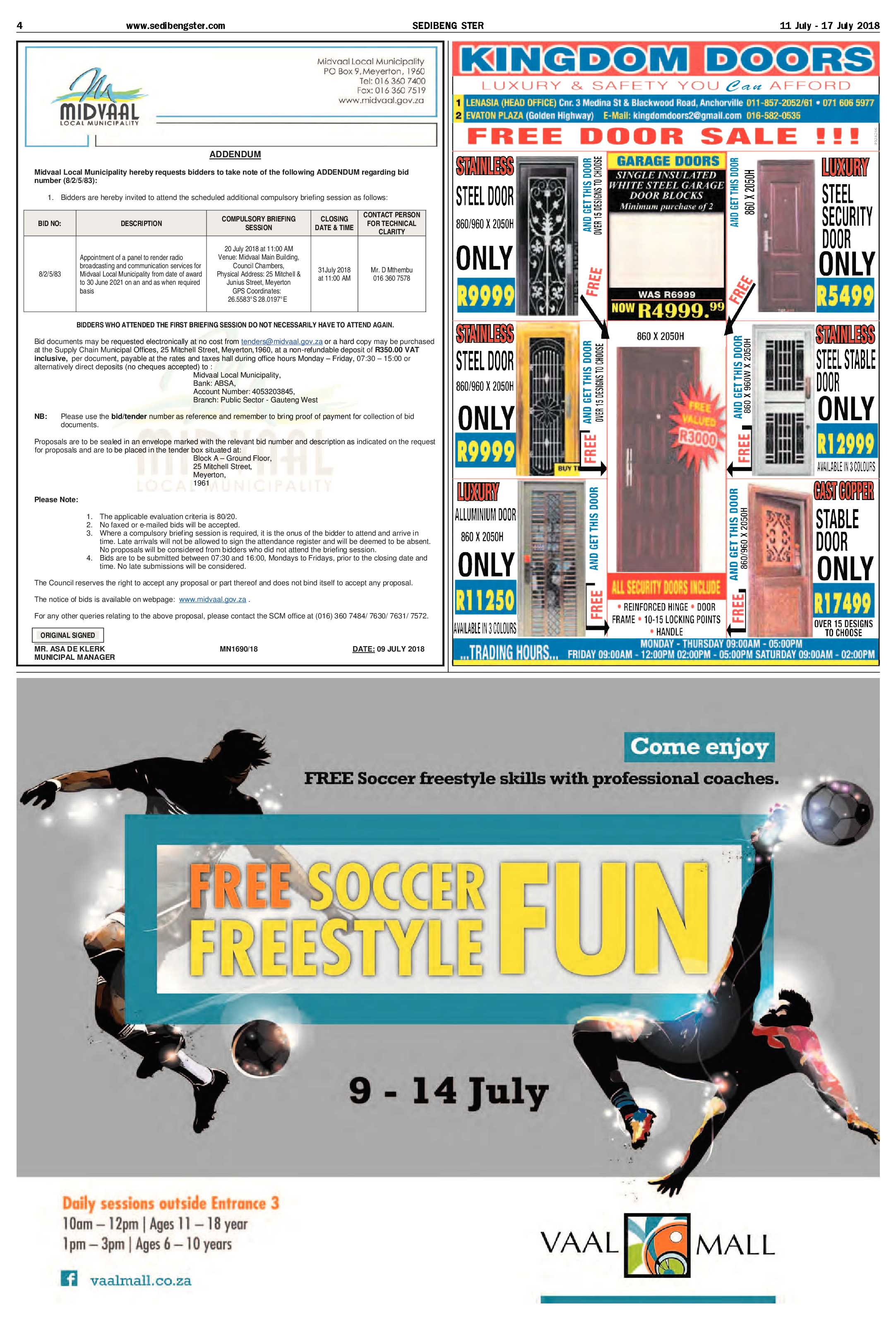 Sedibeng Ster 11 – 17 July 2018 page 4