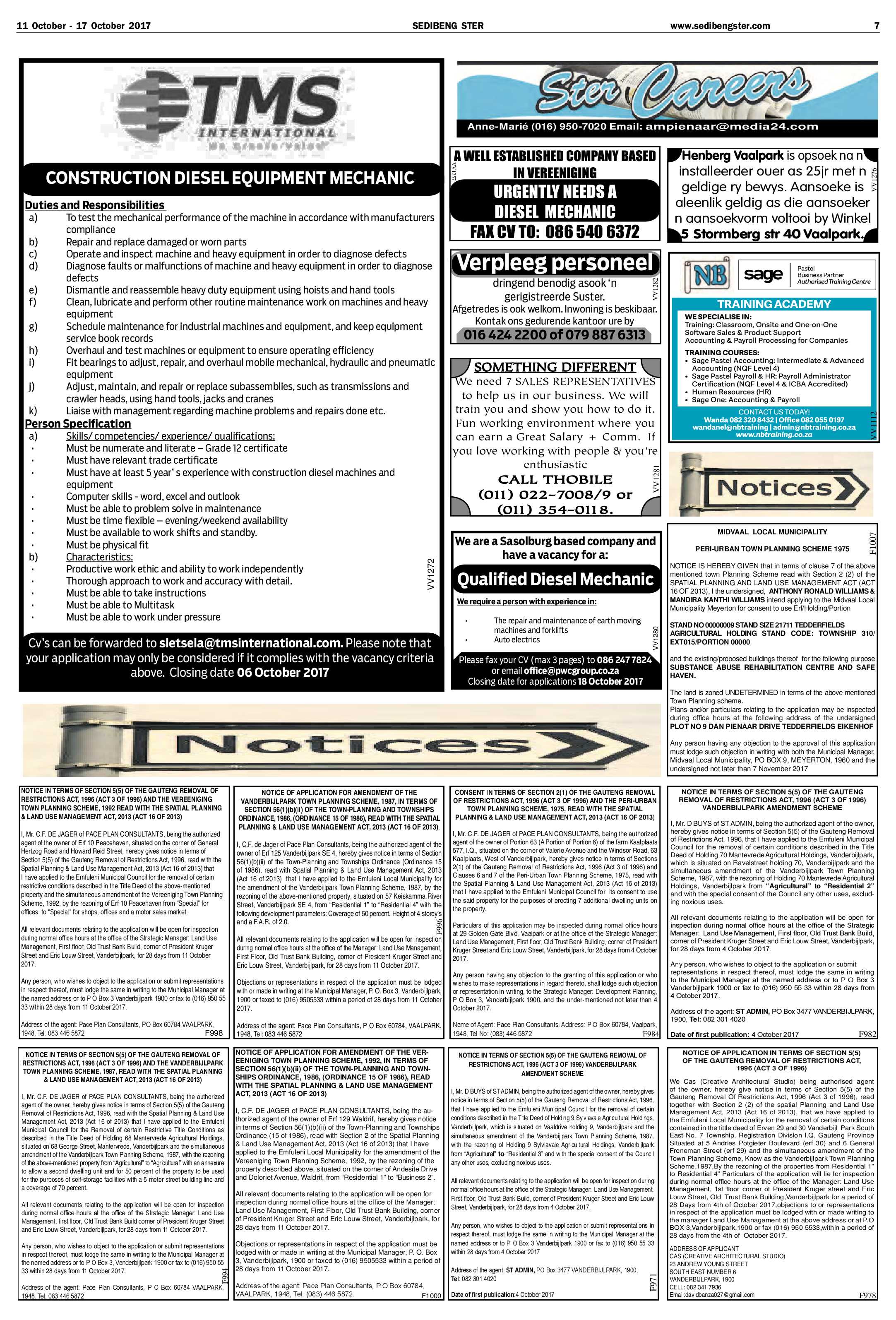 Sedibeng Ster 11 – 17 October 2017 page 7