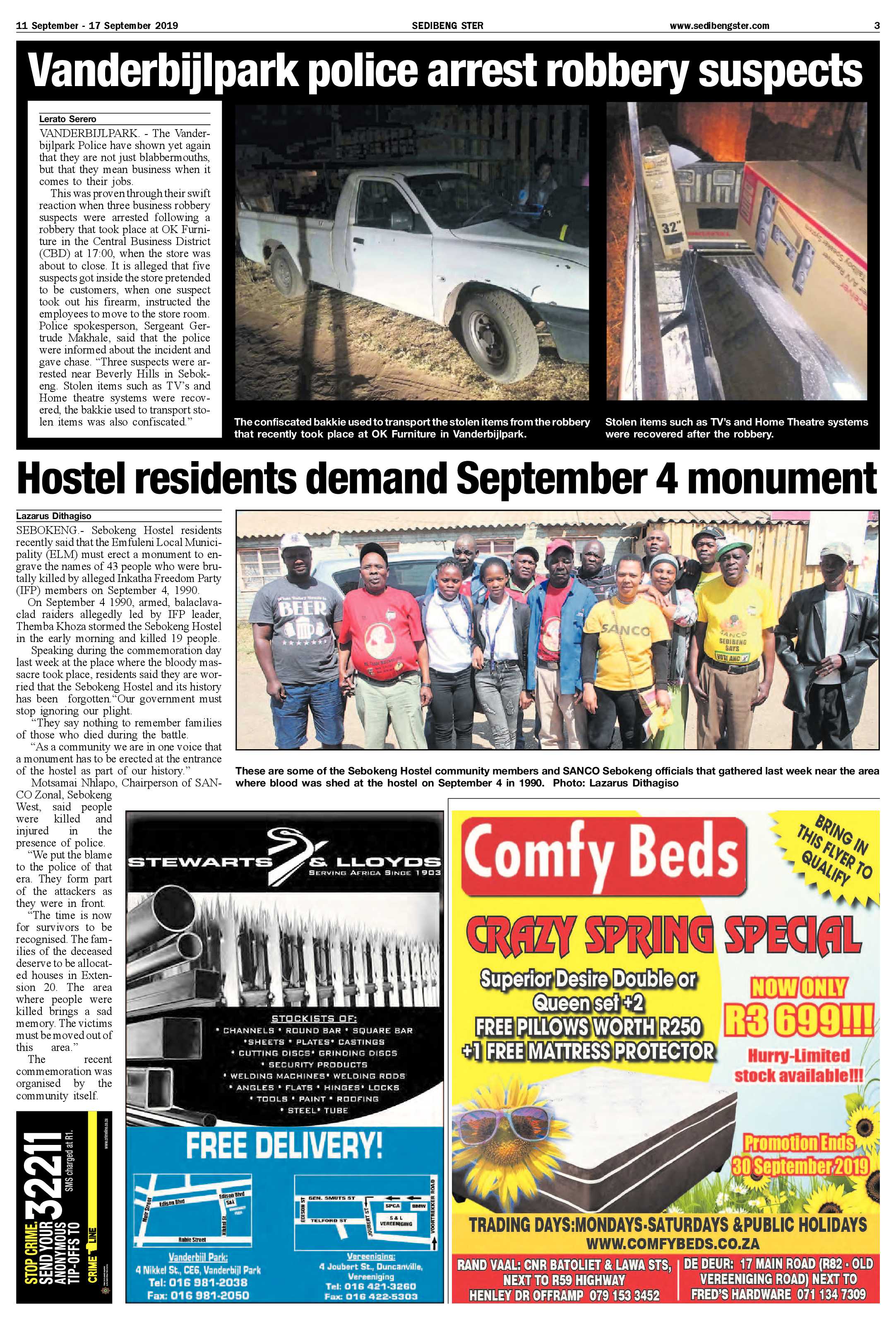 Sedibeng Ster 11 – 17 September 2019 page 3