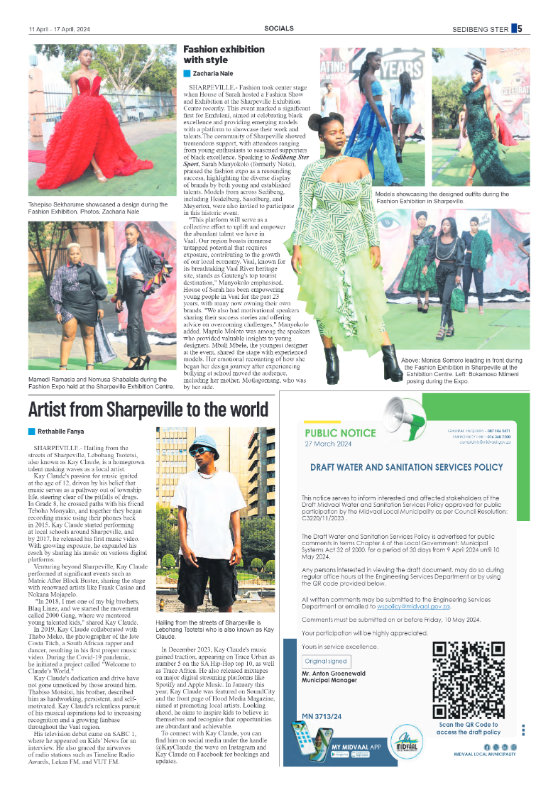 Sedibeng Ster 11 April – 17 April, 2024 page 5