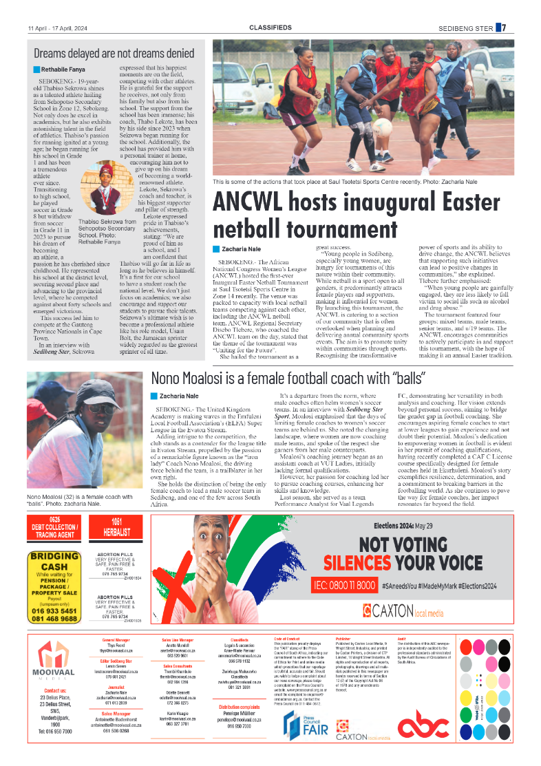 Sedibeng Ster 11 April – 17 April, 2024 page 7