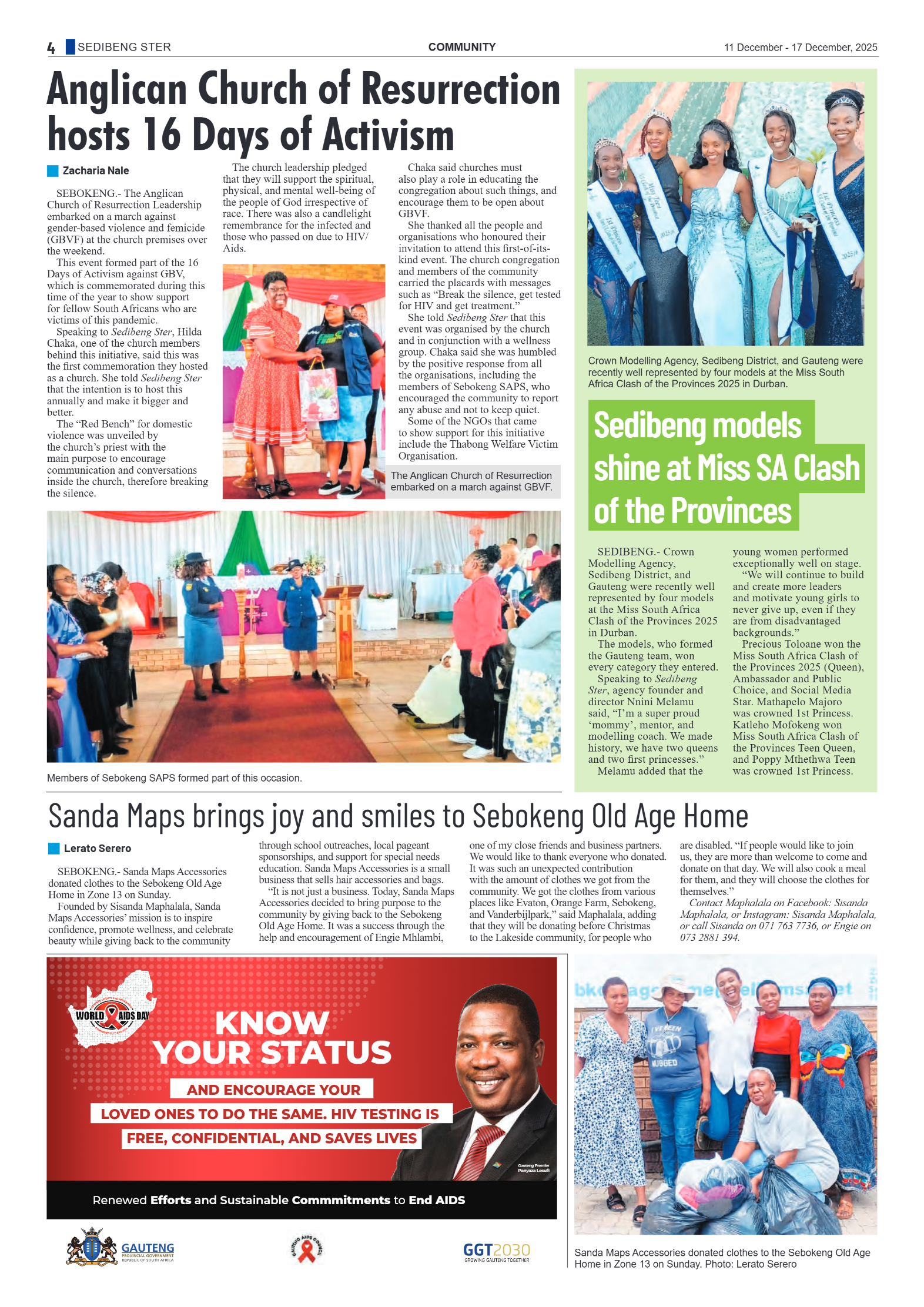 Sedibeng Ster 11 December – 17 December, 2025 page 4