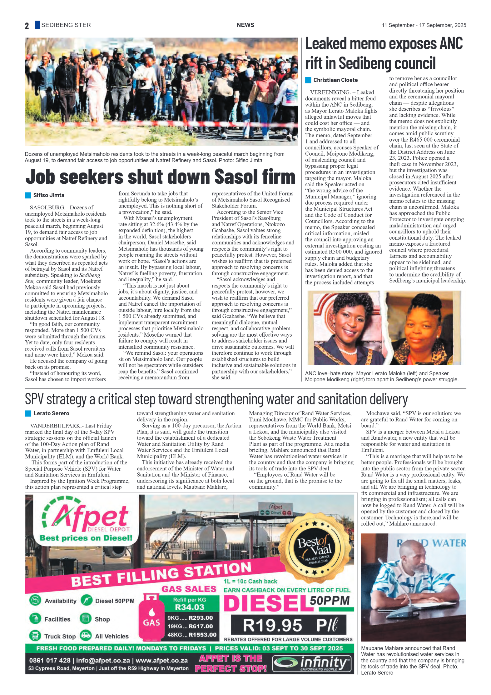 Sedibeng Ster 11 September – 17 September, 2025 page 2