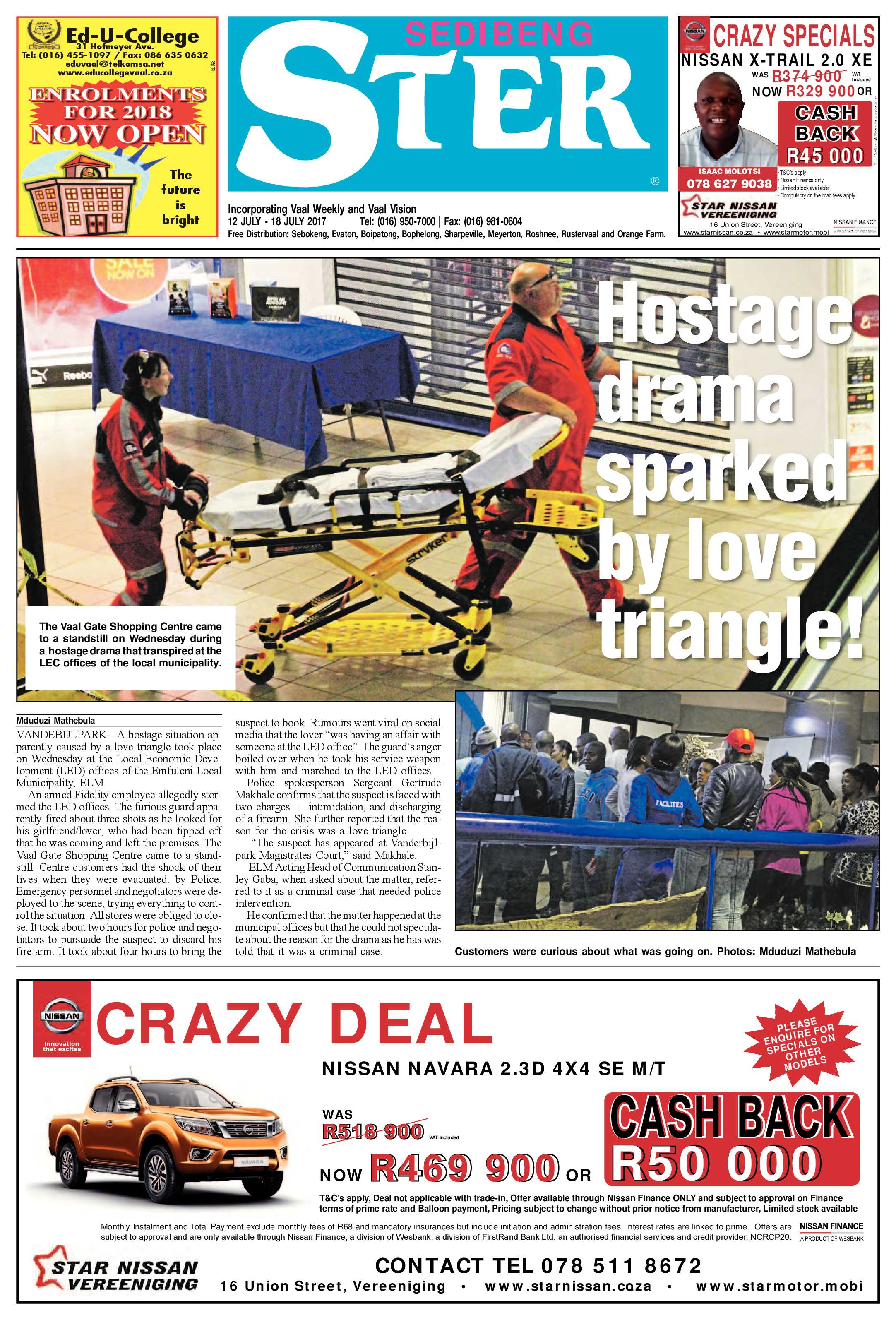 Sedibeng Ster 12 – 15 July 2017 page 1