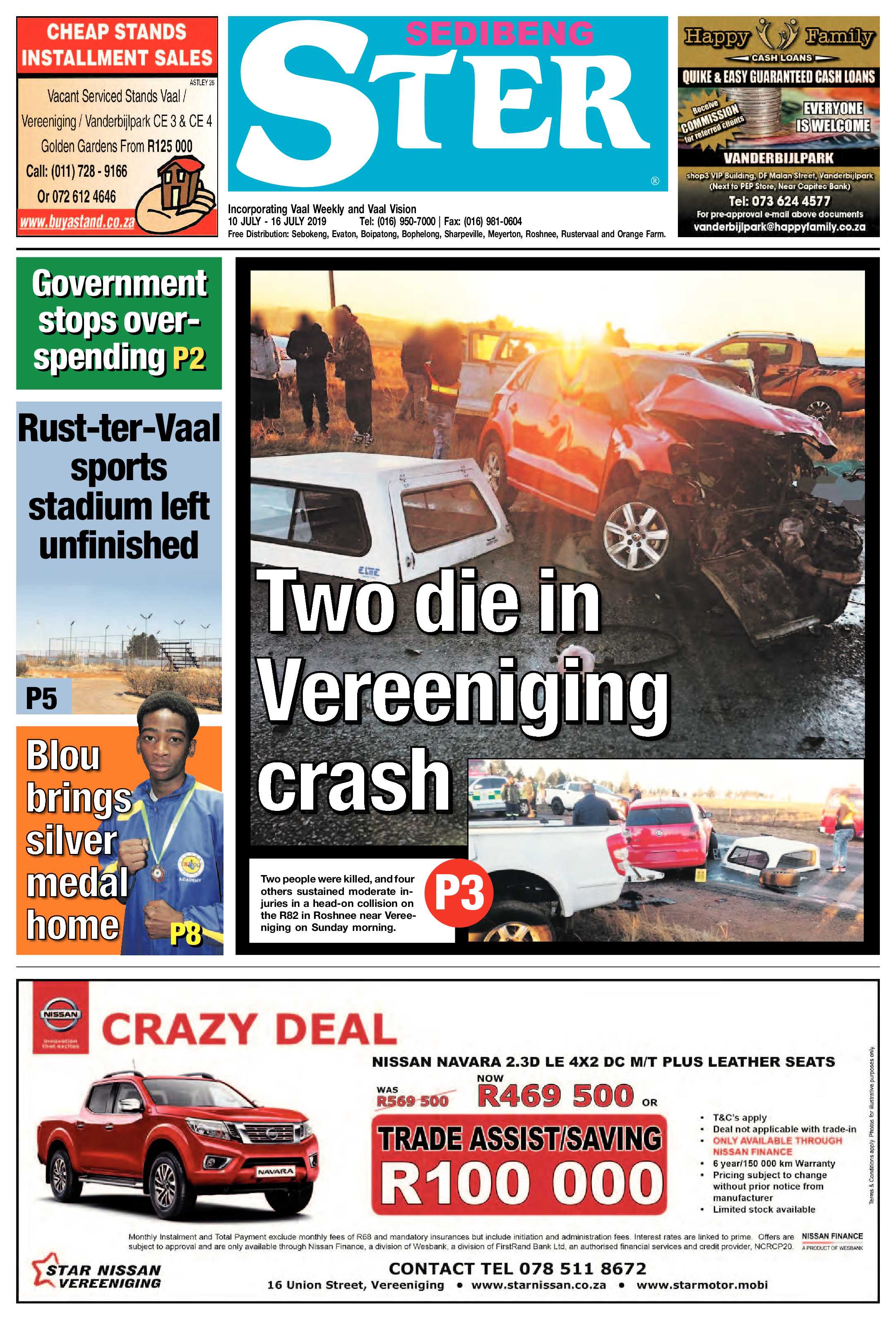 Sedibeng Ster 12 – 16 July 2019 page 1