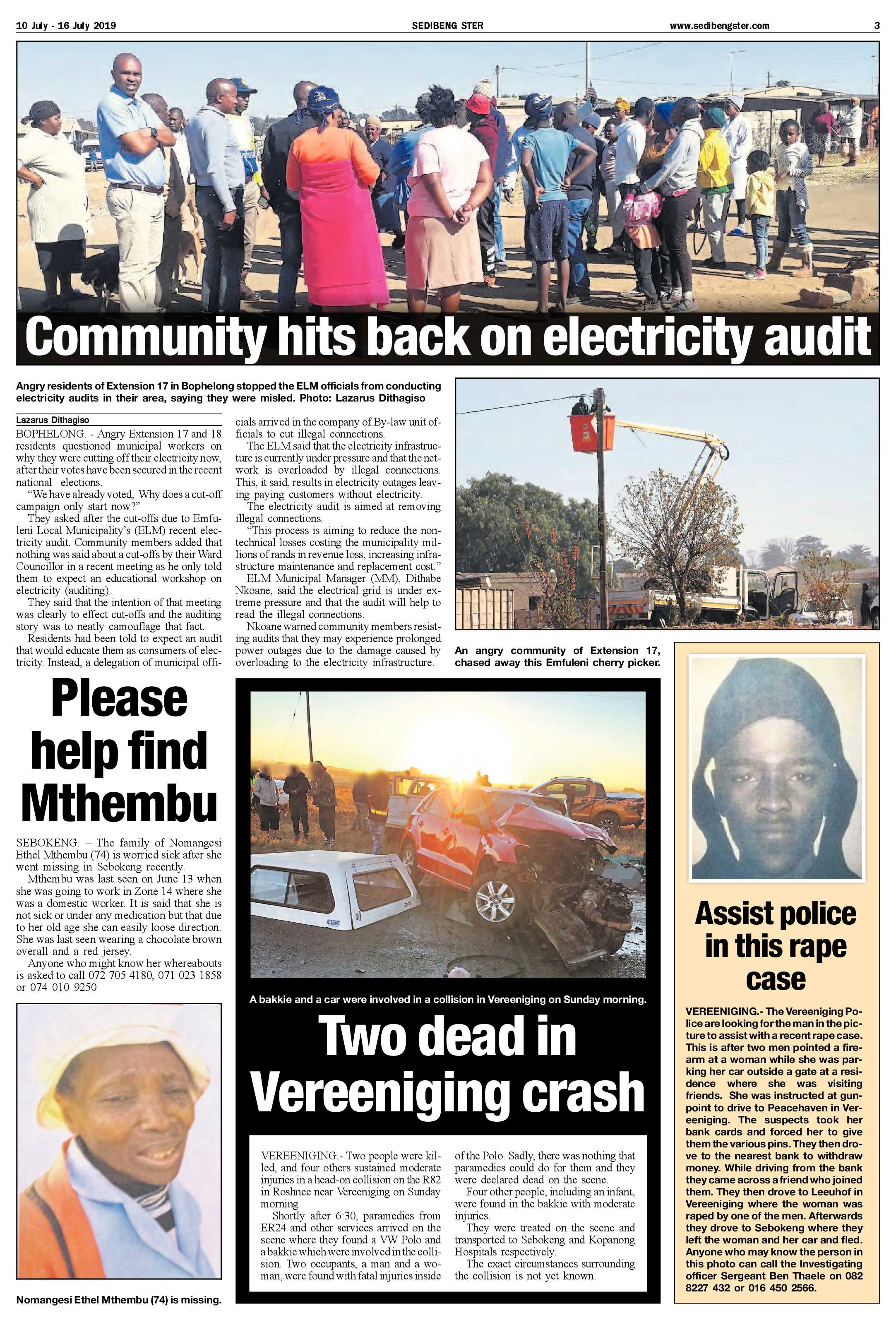 Sedibeng Ster 12 – 16 July 2019 page 3