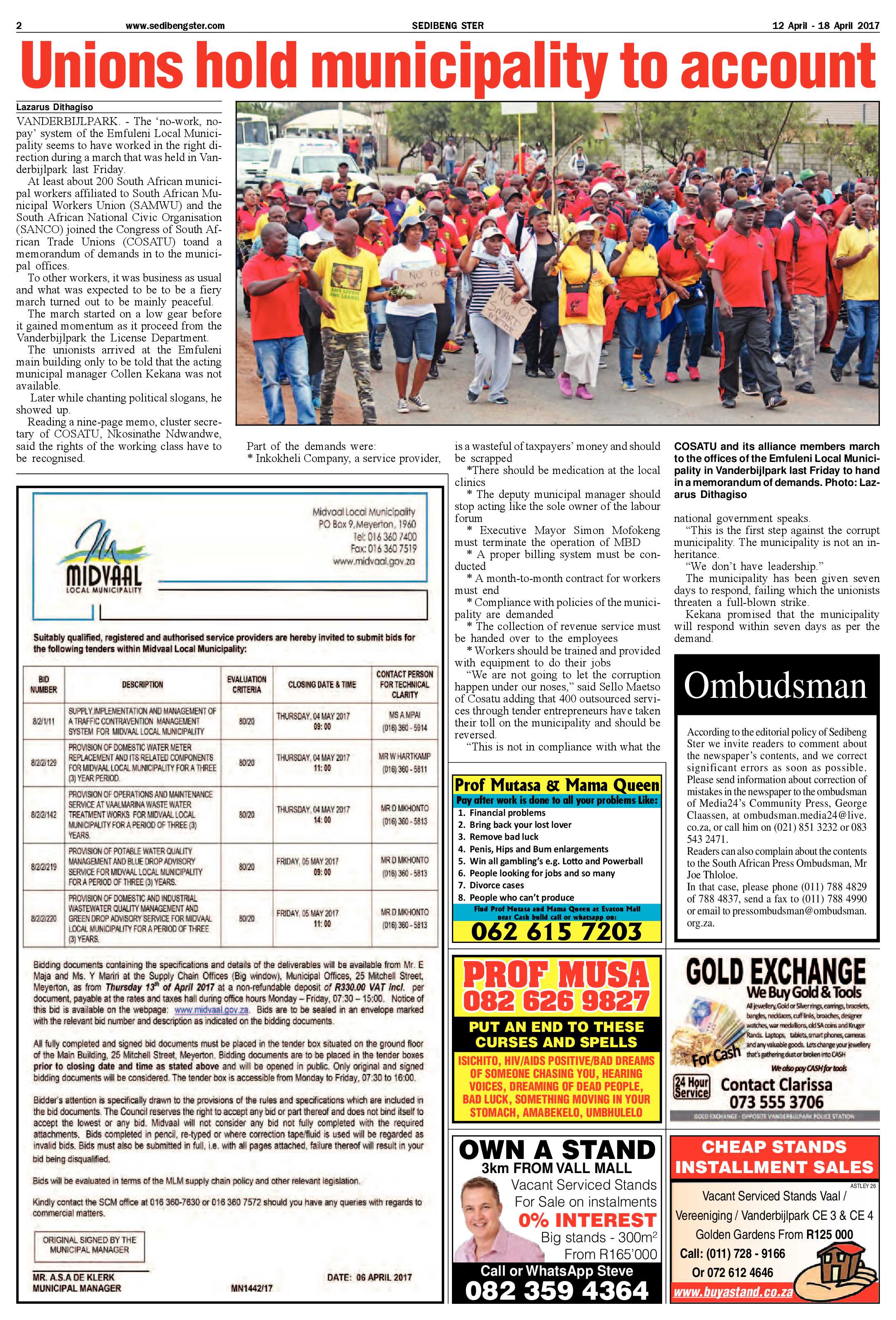 Sedibeng Ster 12 – 18 April 2017 page 2