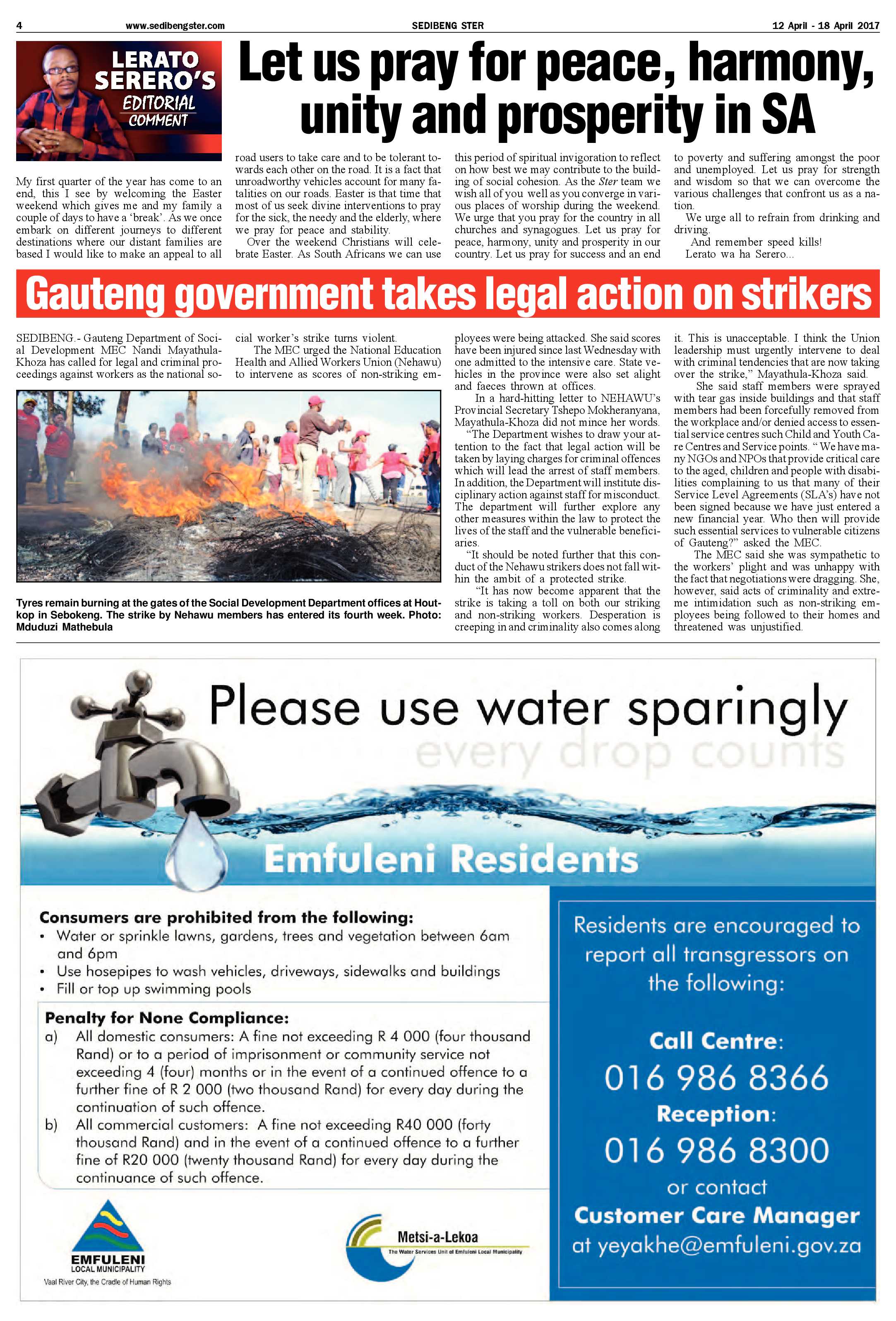 Sedibeng Ster 12 – 18 April 2017 page 4