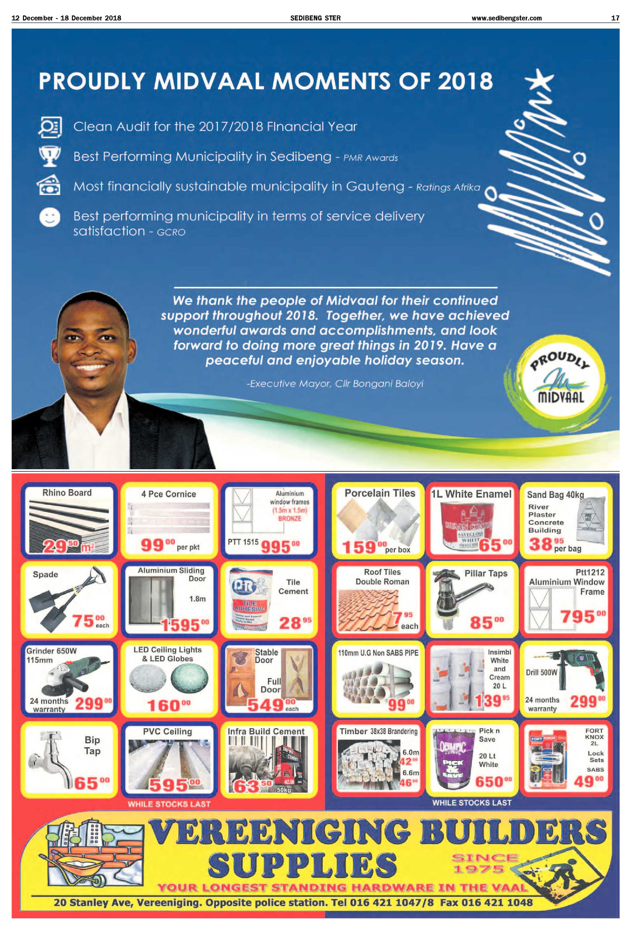 Sedibeng Ster 12 – 18 December 2018 page 17
