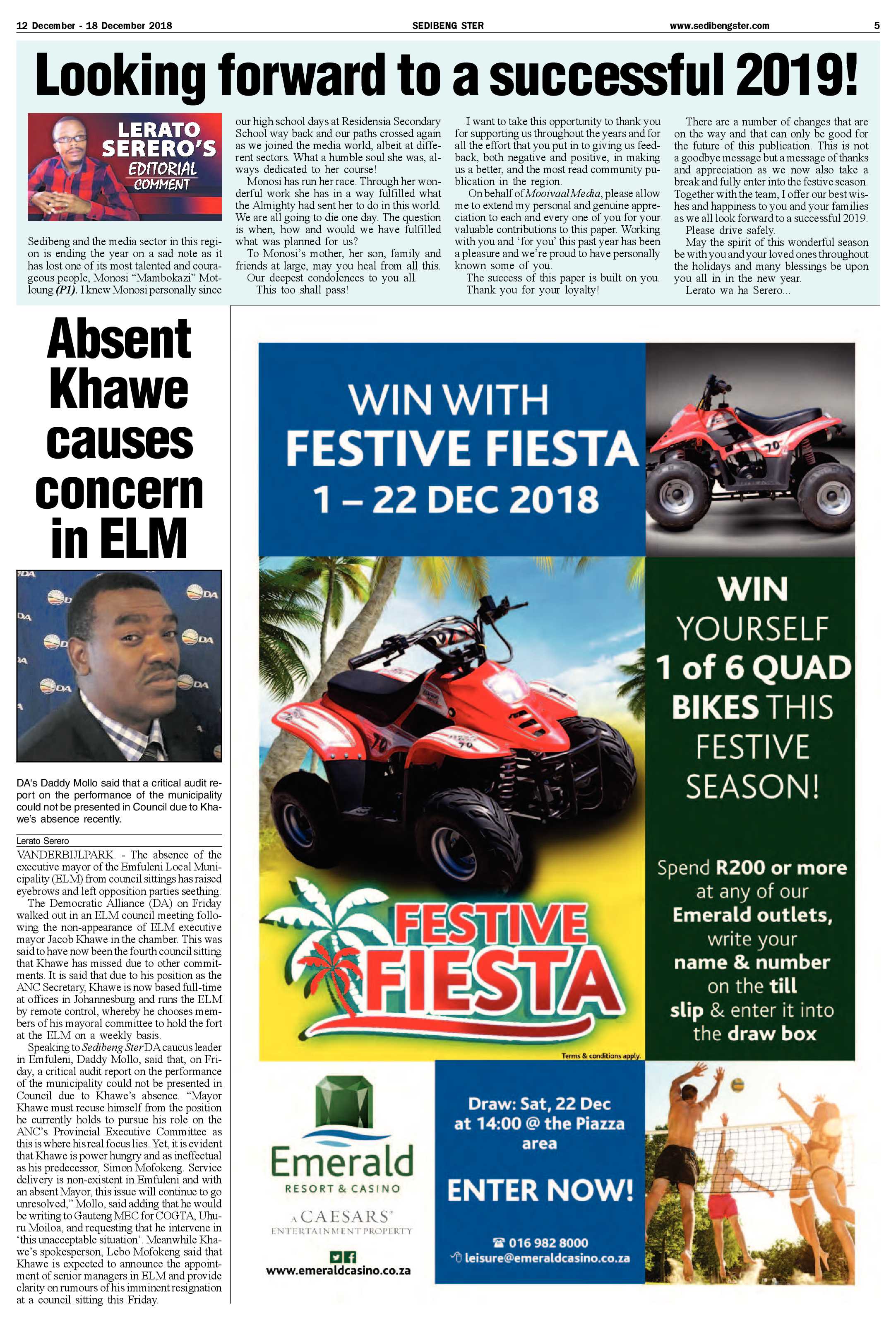 Sedibeng Ster 12 – 18 December 2018 page 5