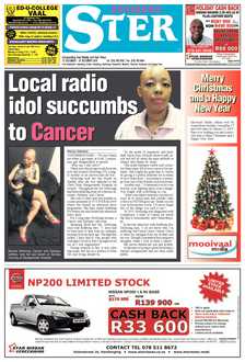 Sedibeng Ster 12 – 18 December 2018