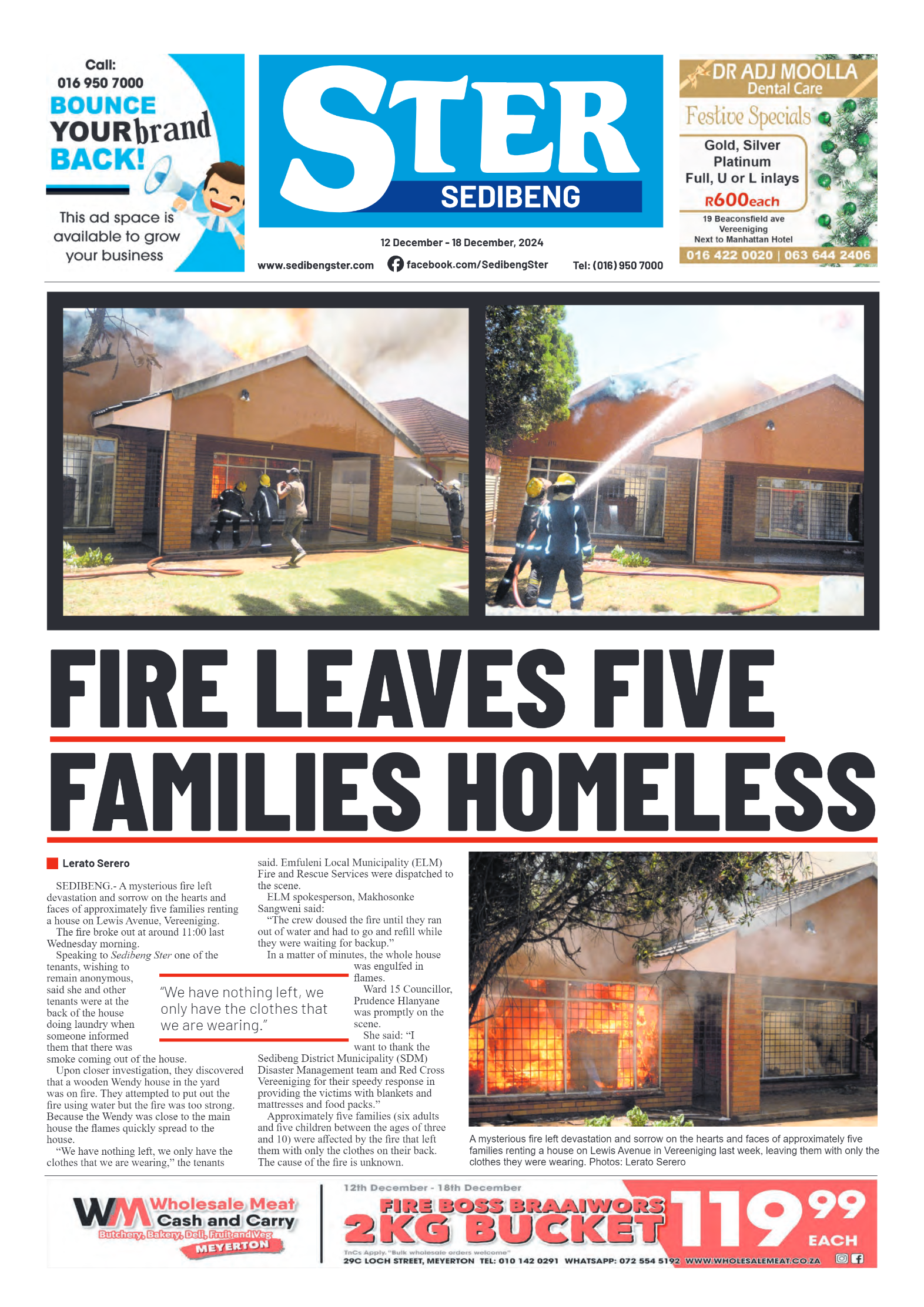 Sedibeng Ster 12 December – 18 December, 2024 page 1