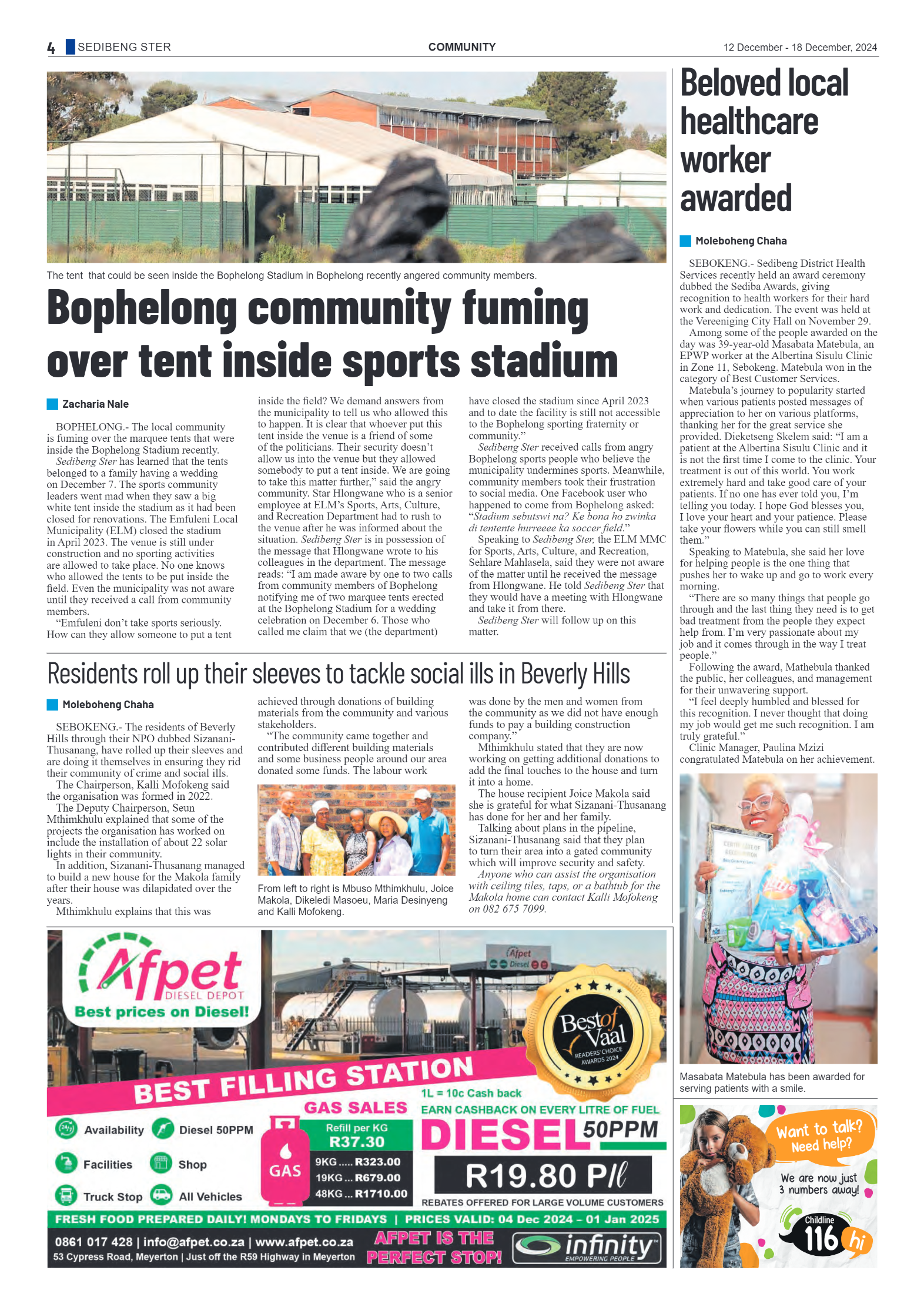 Sedibeng Ster 12 December – 18 December, 2024 page 4