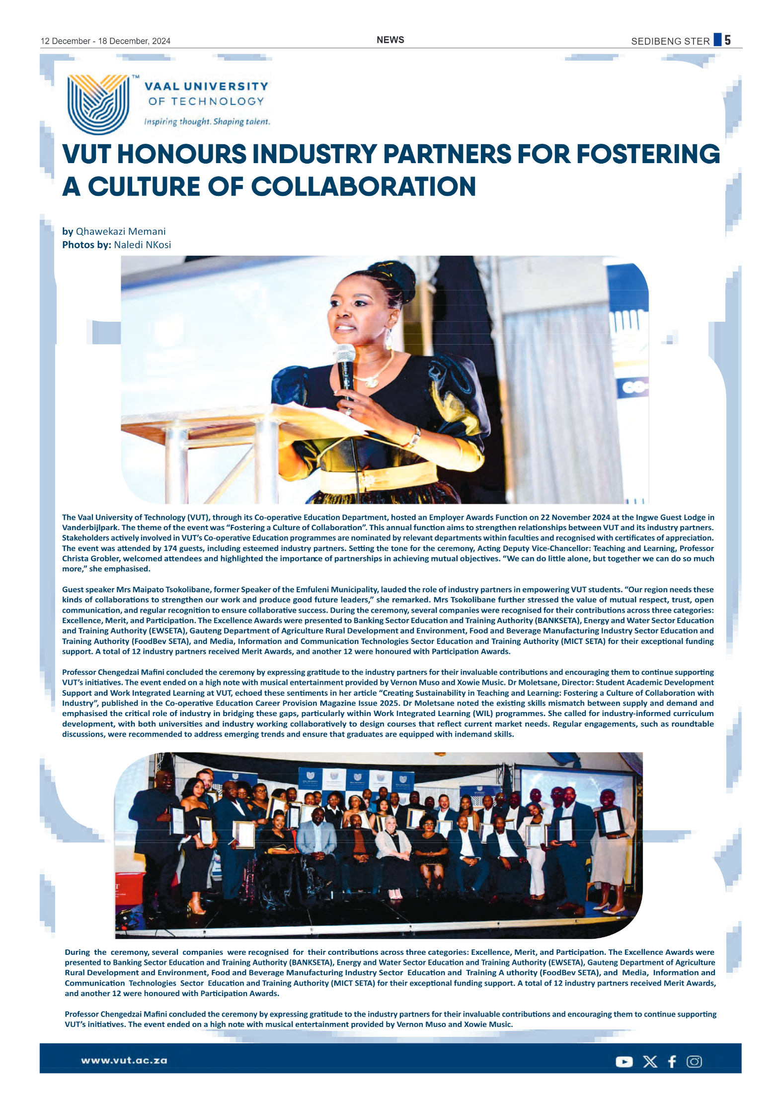 Sedibeng Ster 12 December – 18 December, 2024 page 5