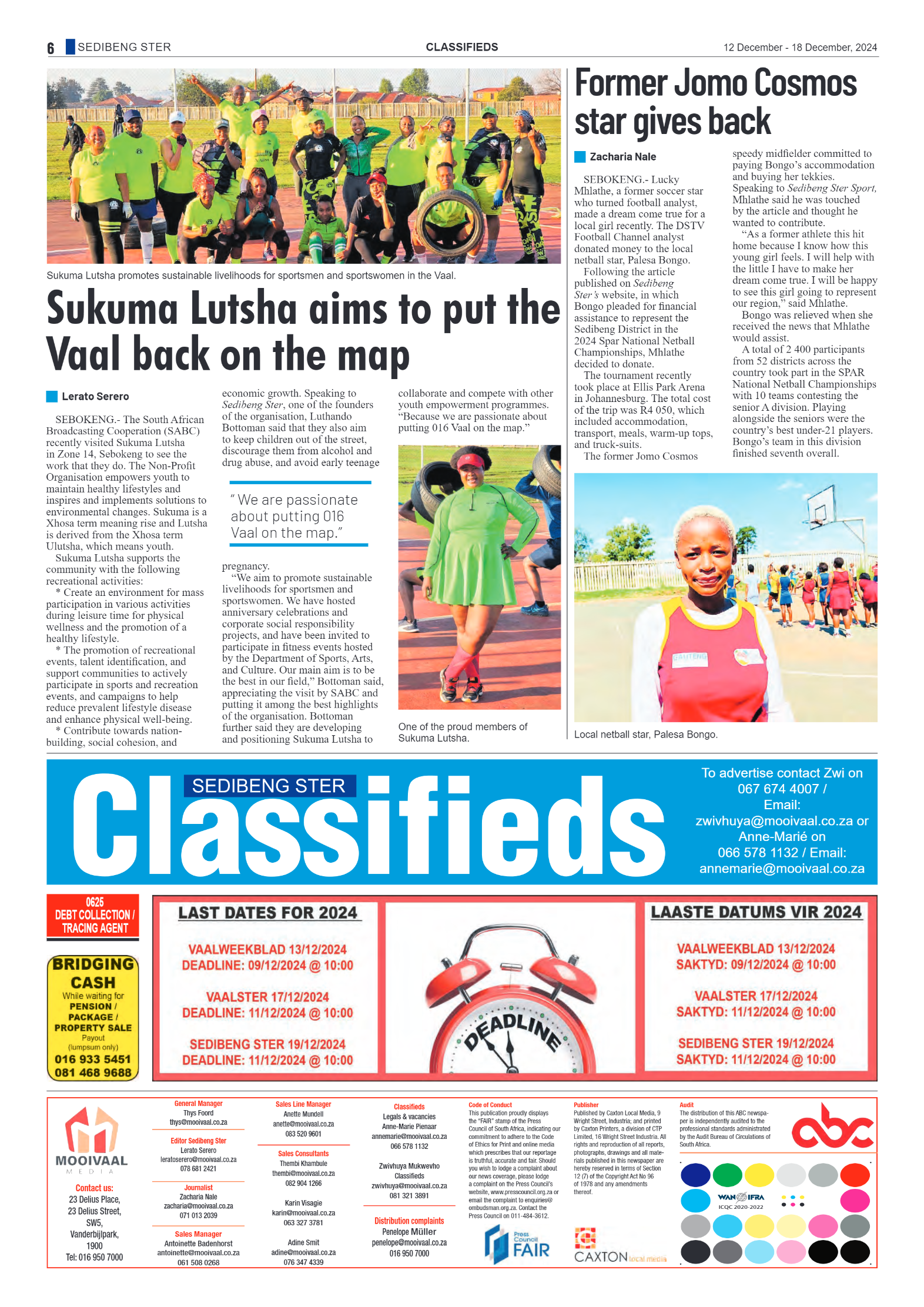 Sedibeng Ster 12 December – 18 December, 2024 page 6