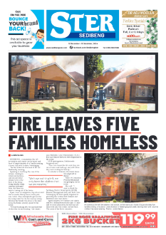 Sedibeng Ster 12 December – 18 December, 2024