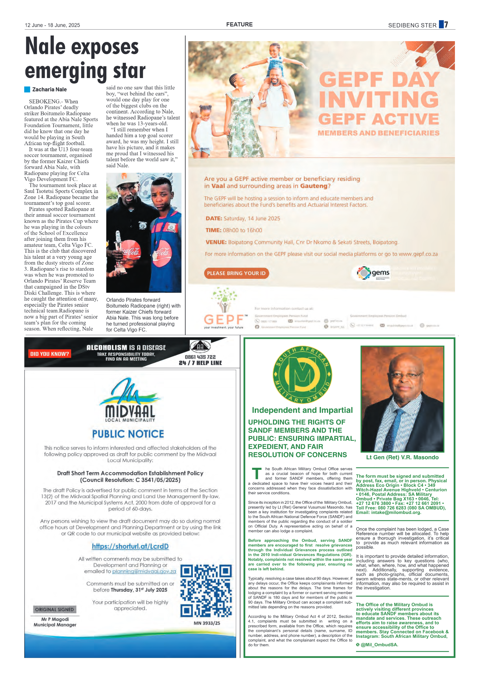 Sedibeng Ster 12 June – 18 June, 2025 page 7