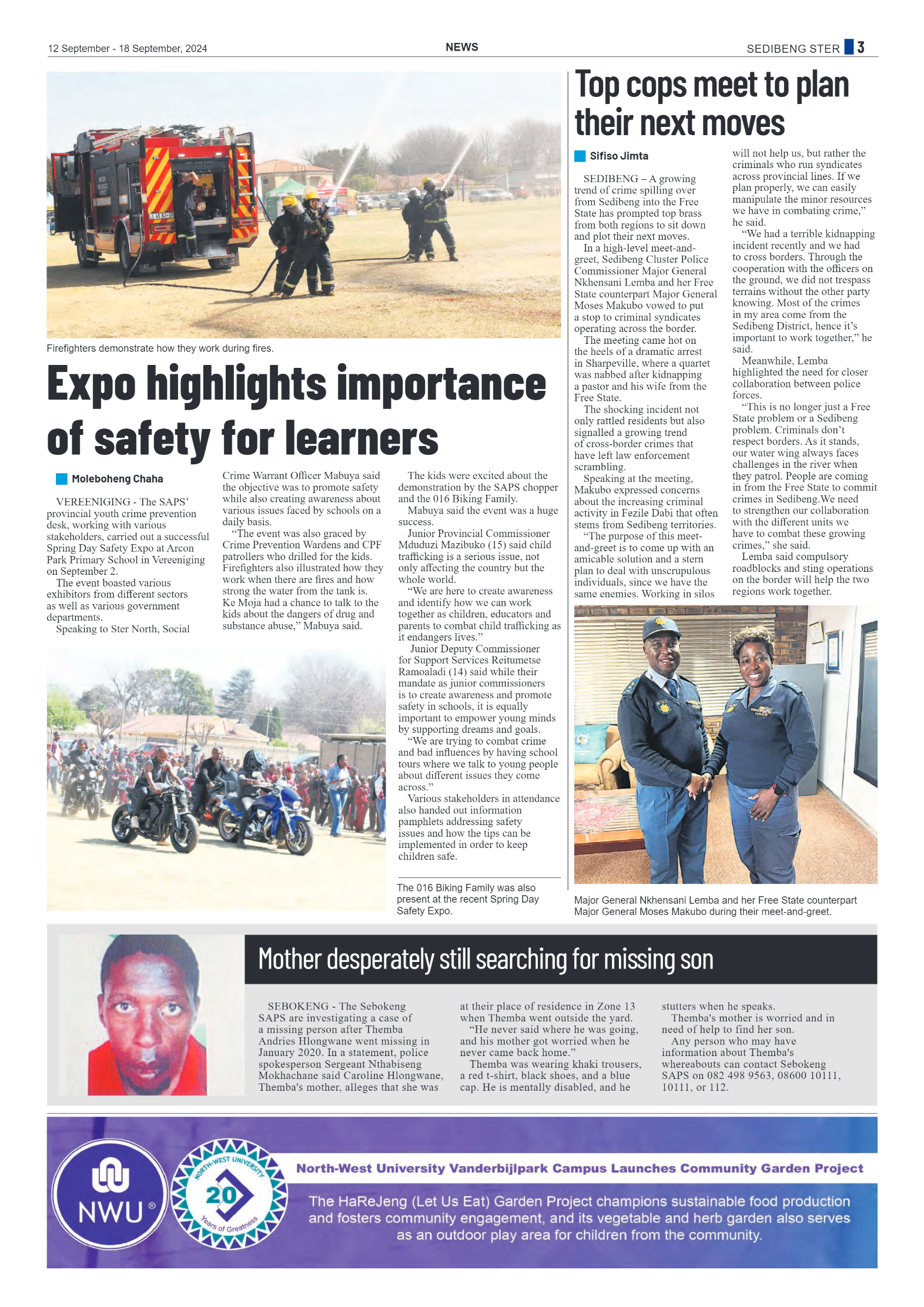 Sedibeng Ster 12 September – 18 September, 2024 page 3