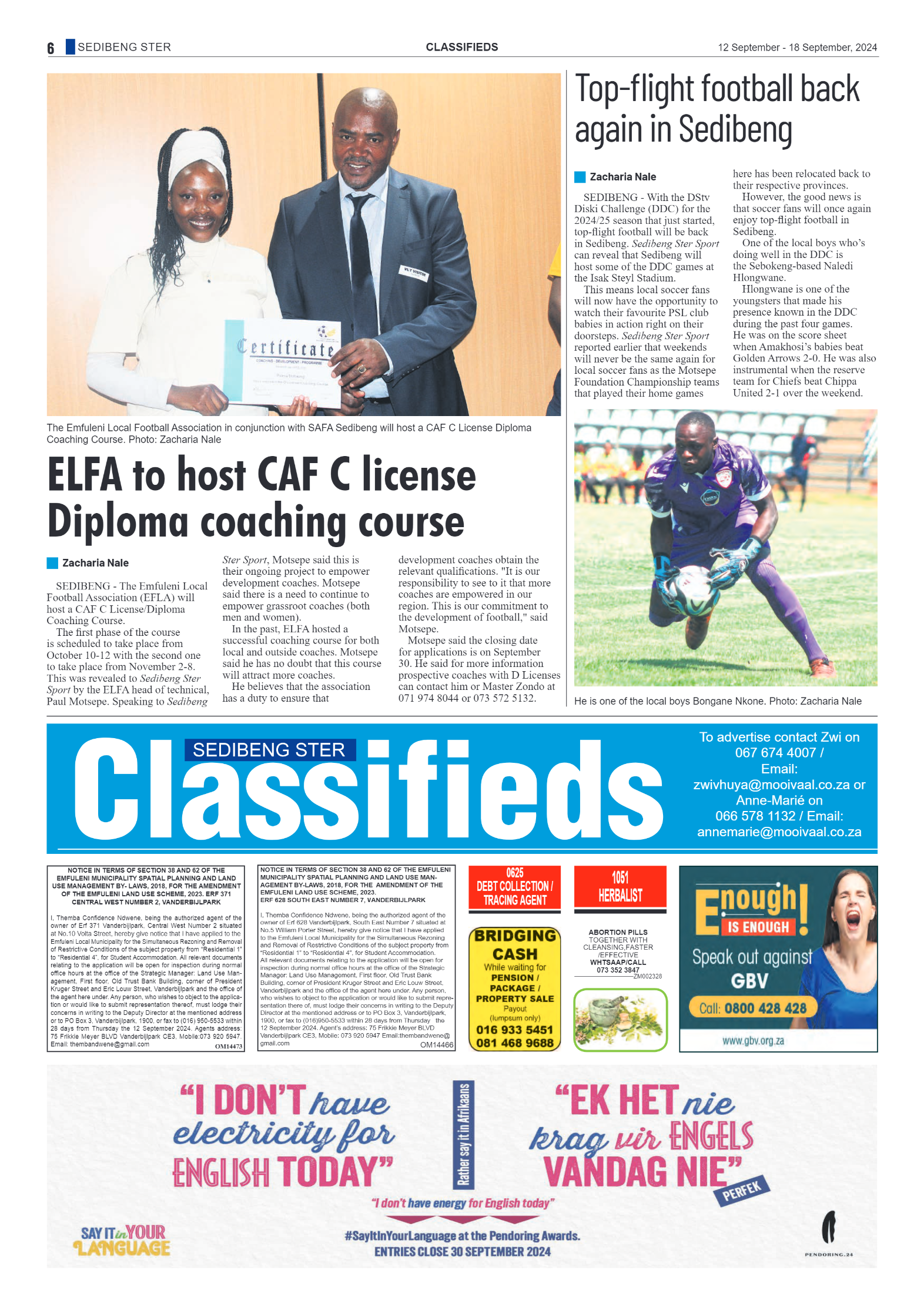 Sedibeng Ster 12 September – 18 September, 2024 page 6