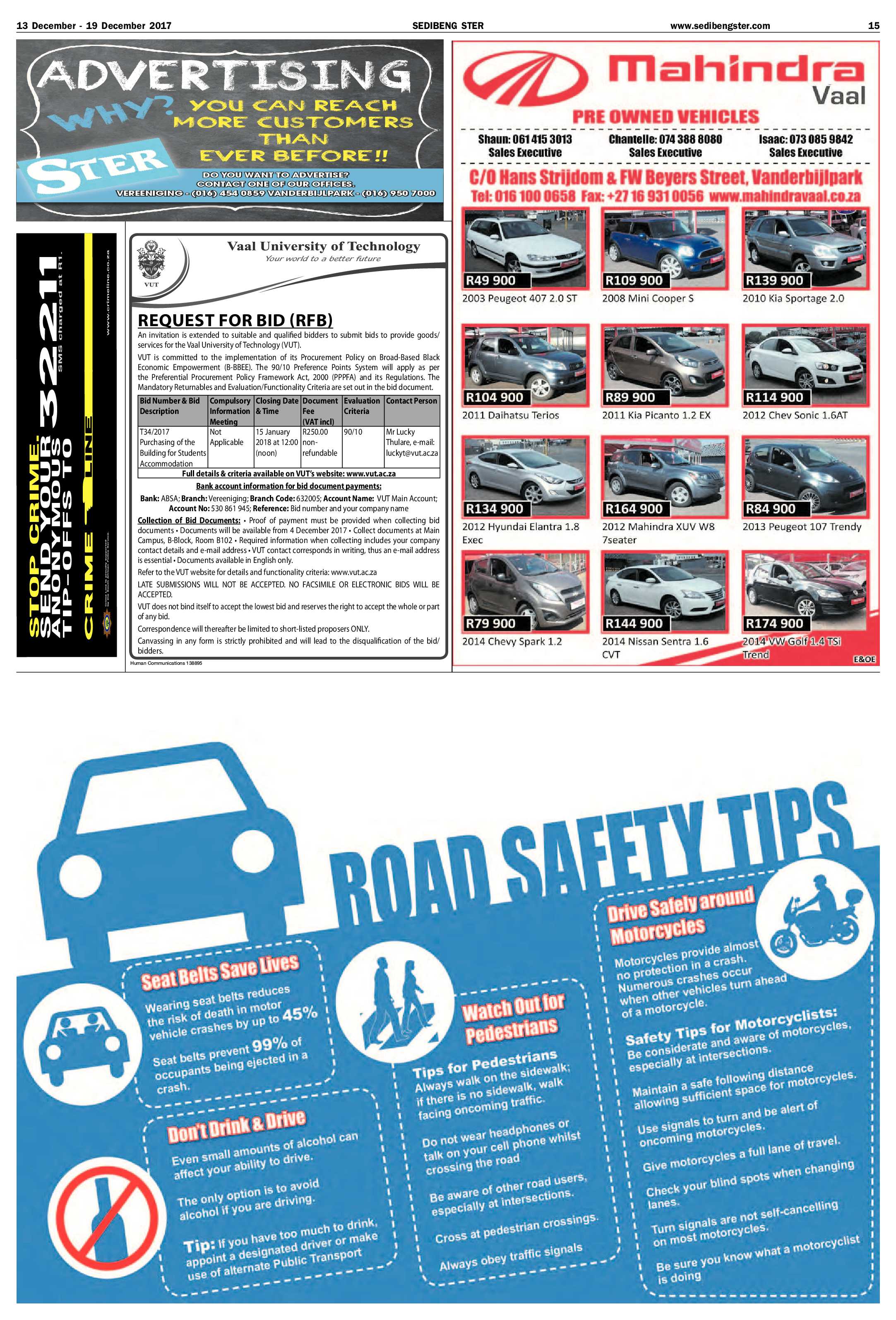 Sedibeng Ster 13 – 18 December 2017 page 15