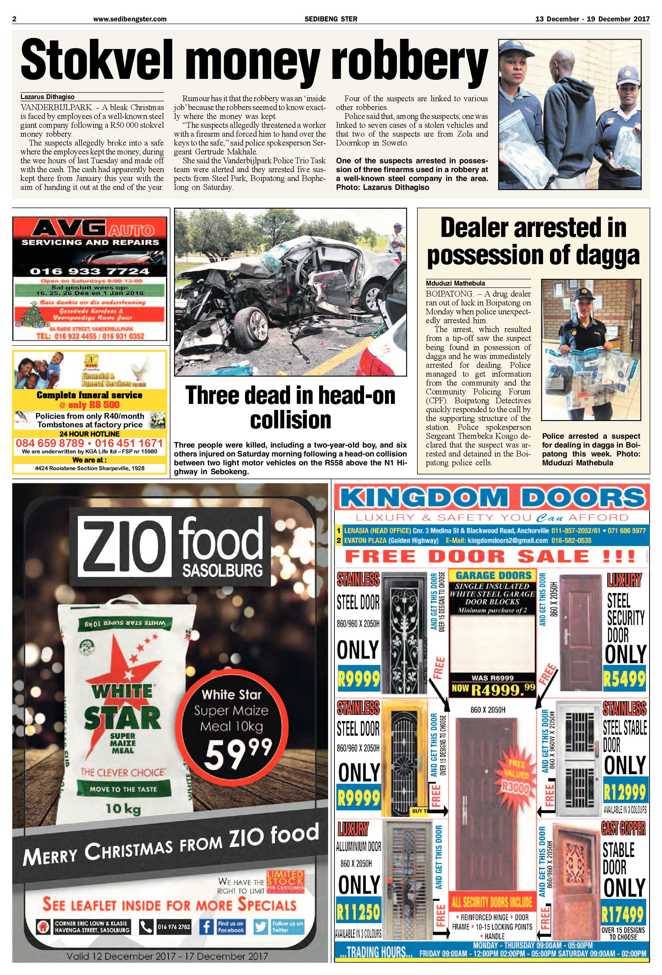 Sedibeng Ster 13 – 18 December 2017 page 2