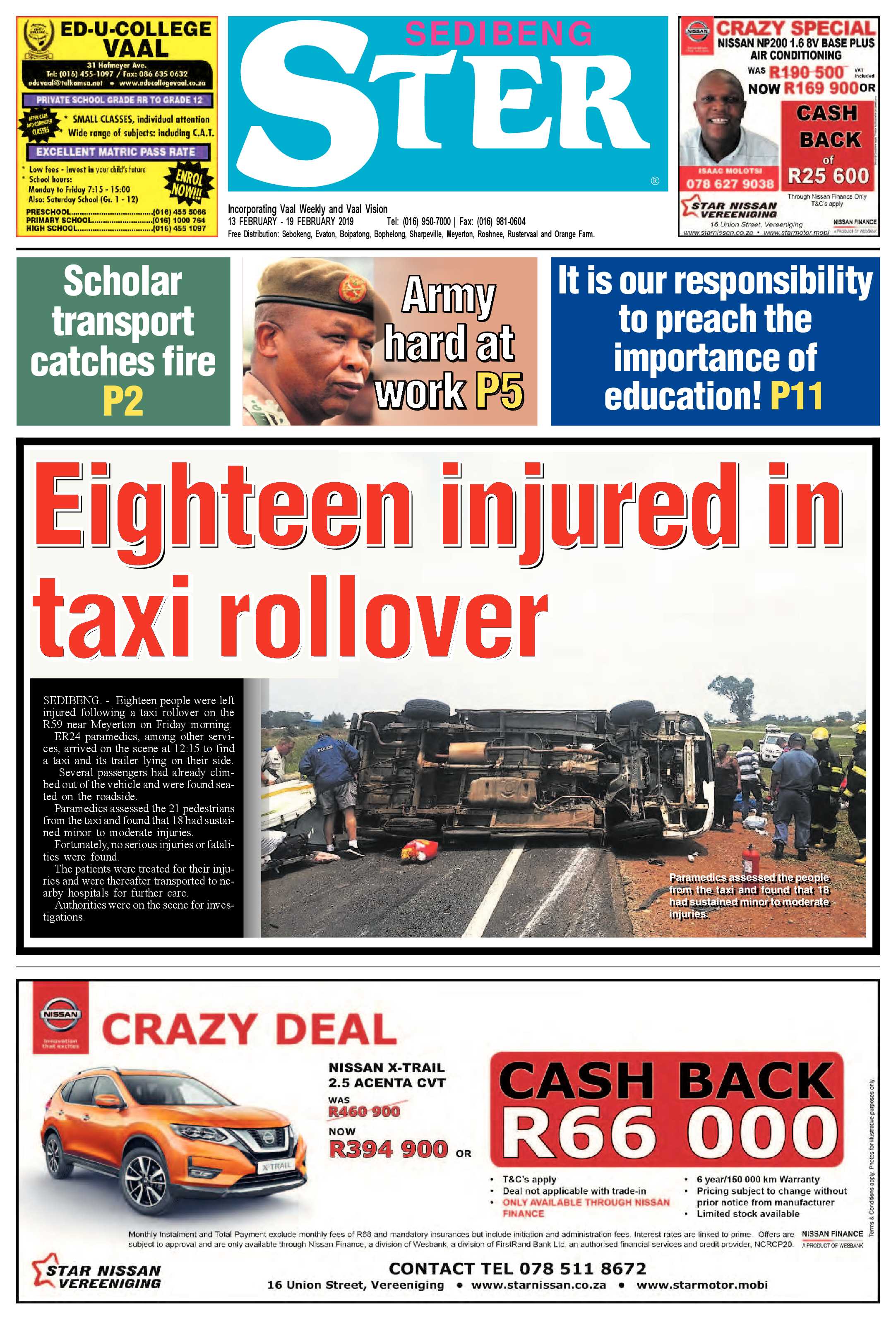 Sedibeng Ster 13 – 19 February 2019 page 1