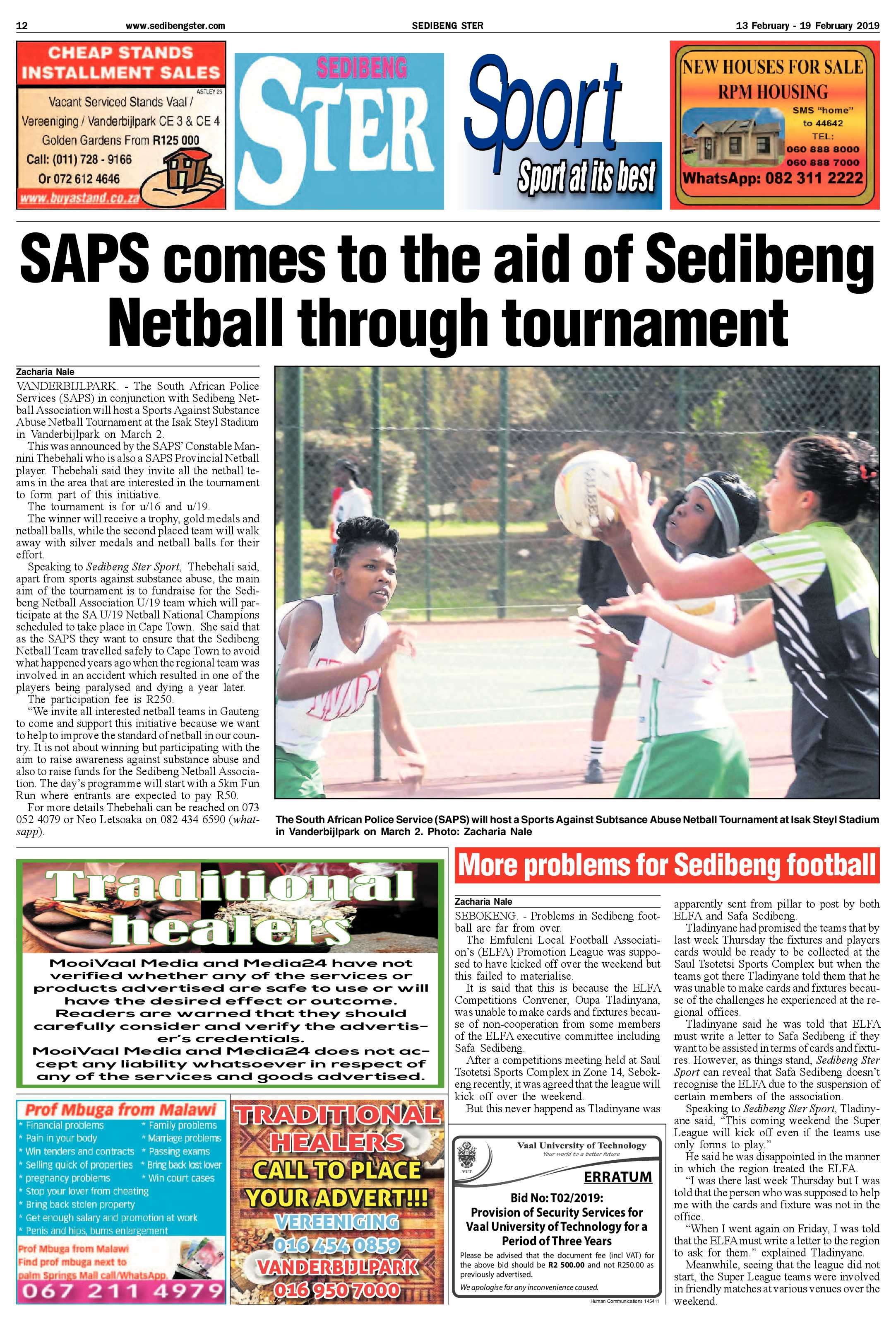 Sedibeng Ster 13 – 19 February 2019 page 12