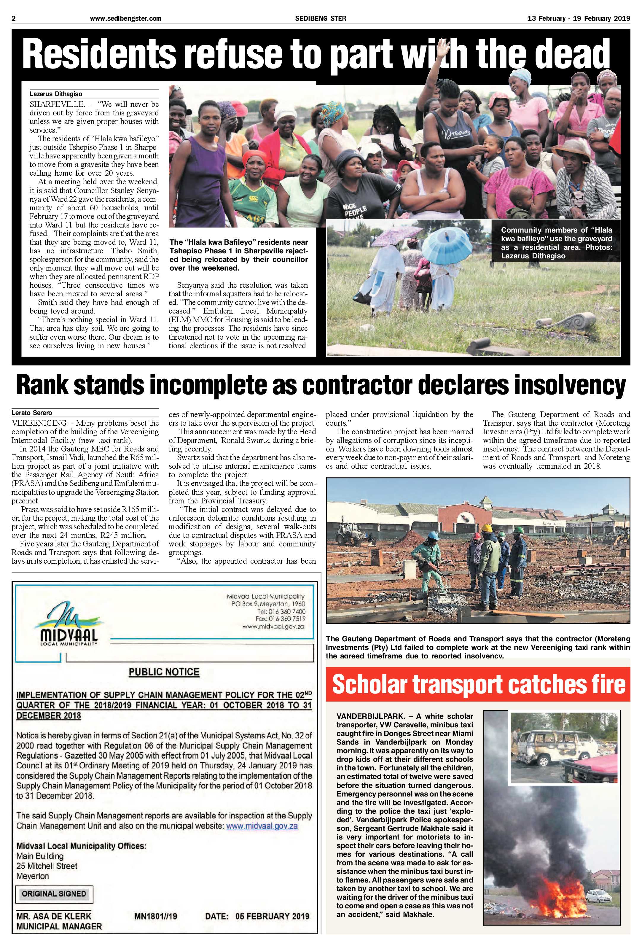 Sedibeng Ster 13 – 19 February 2019 page 2