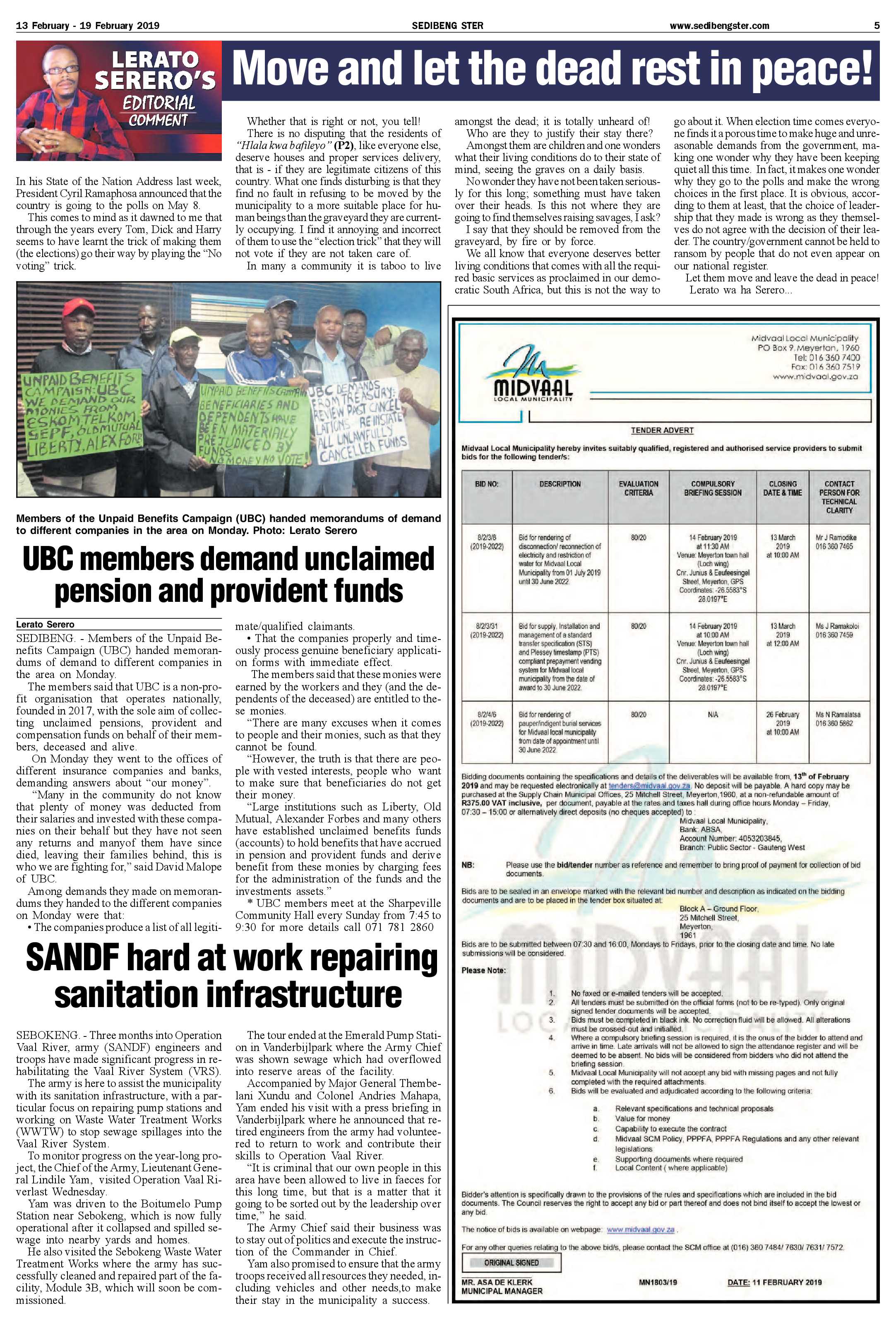 Sedibeng Ster 13 – 19 February 2019 page 5