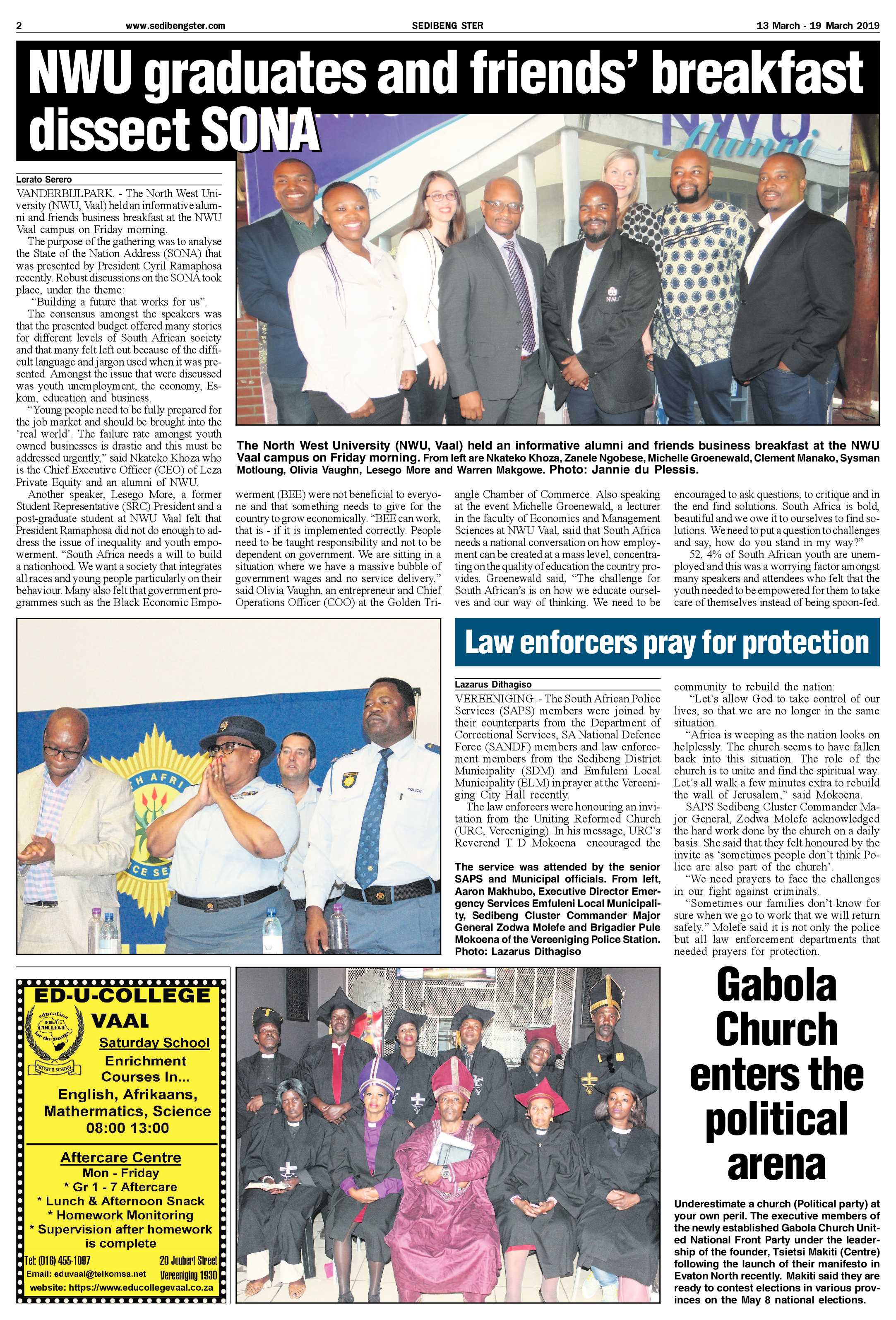 Sedibeng Ster 13 – 19 March 2019 page 2