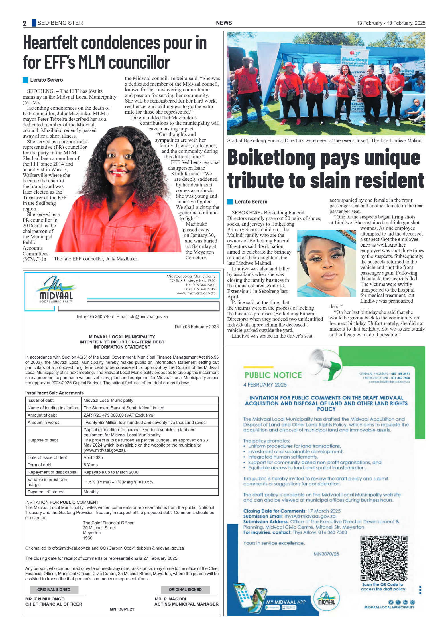 Sedibeng Ster 13 February – 19 February, 2025 page 2