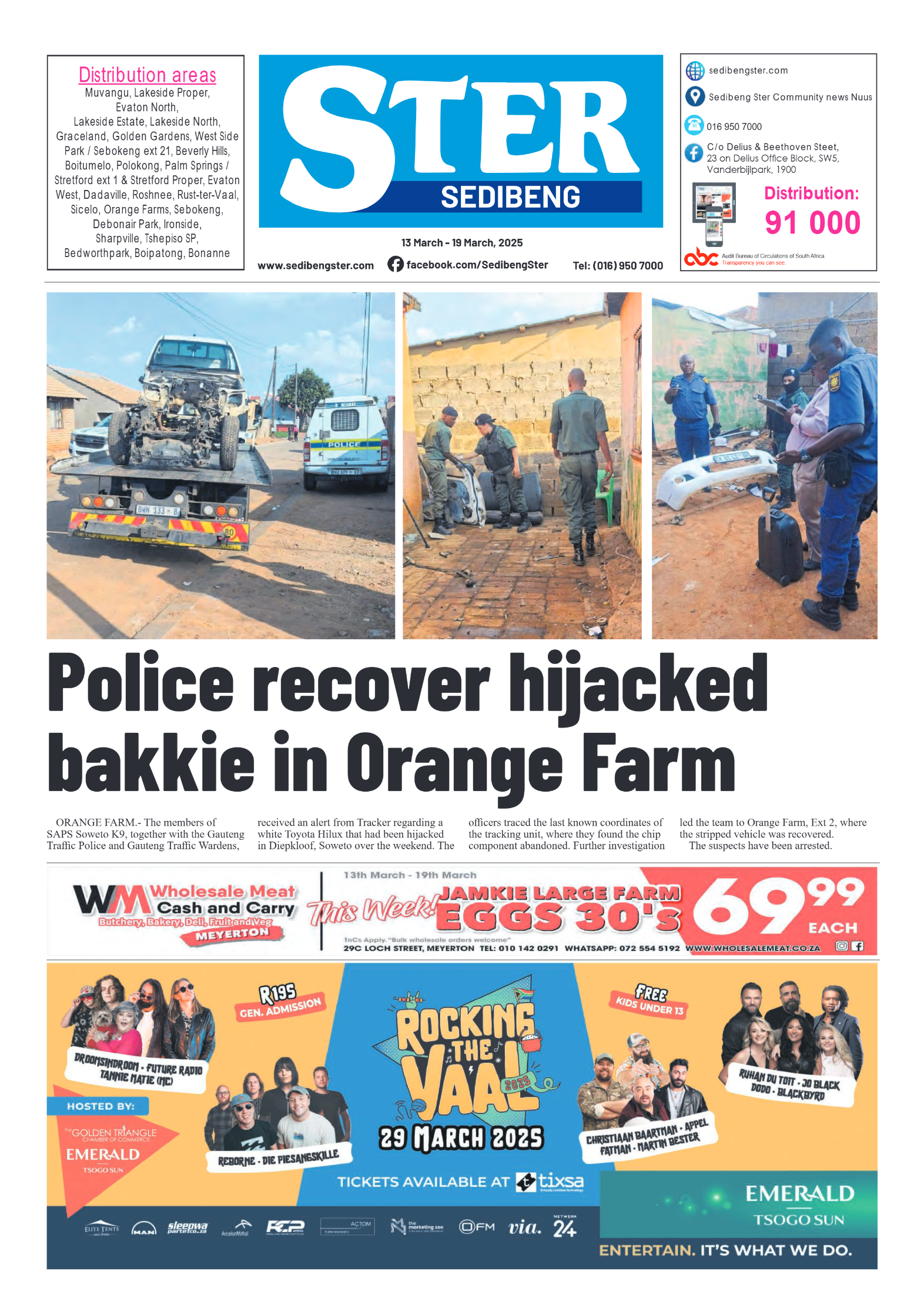 Sedibeng Ster 13 March – 19 March, 2025 page 1