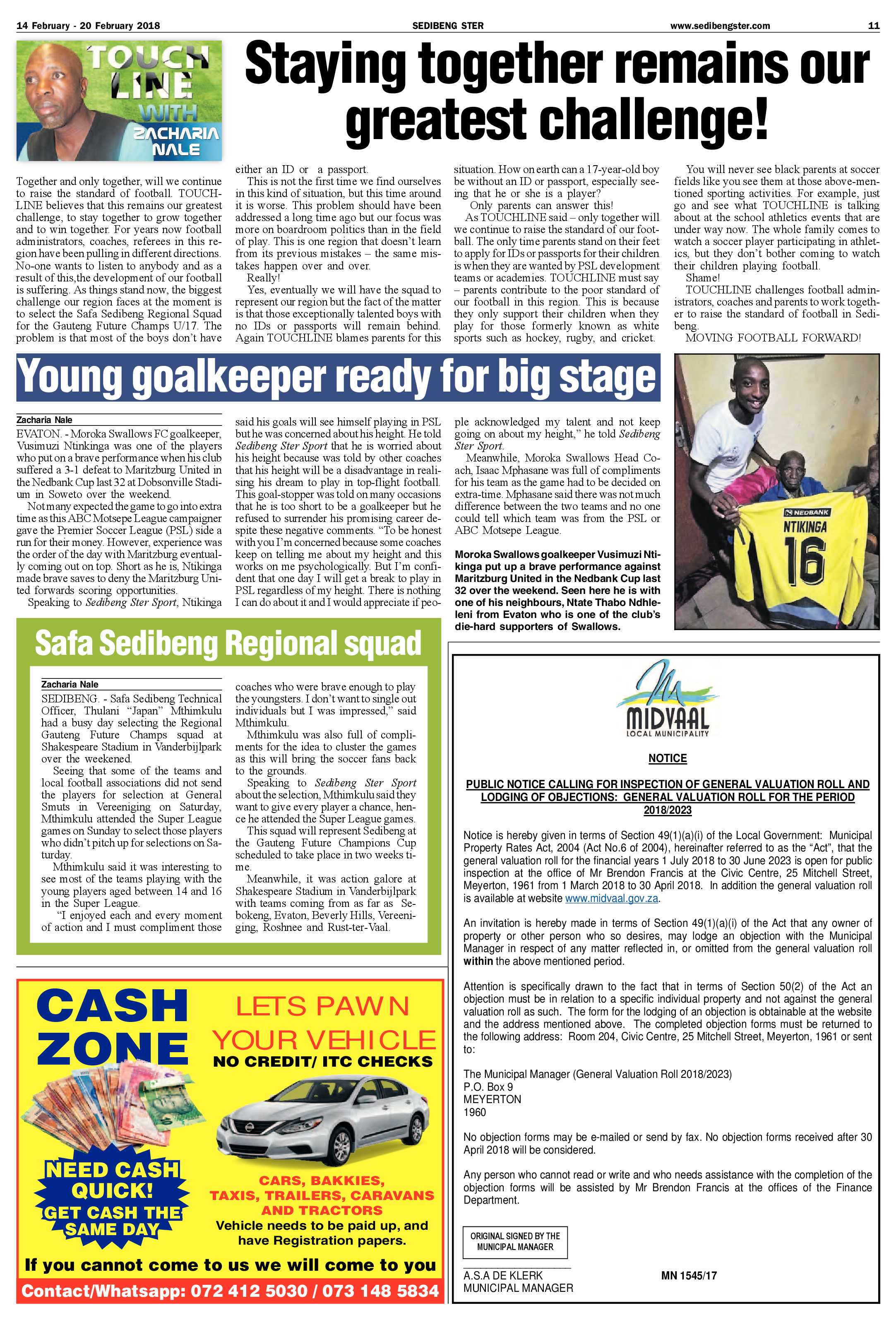 Sedibeng Ster 14 – 20 February 2018 page 11