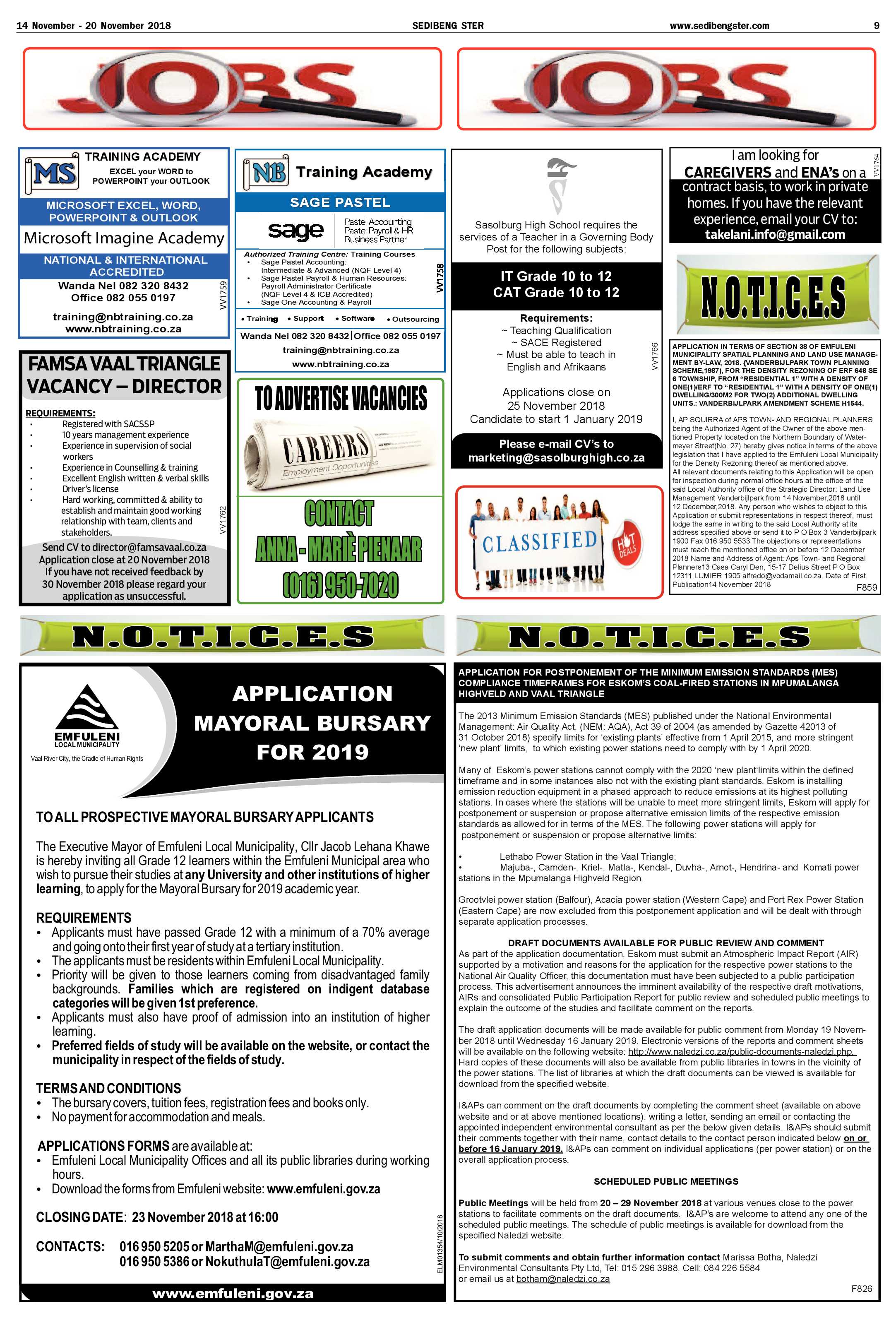 Sedibeng Ster 14 – 20 November 2018 page 9