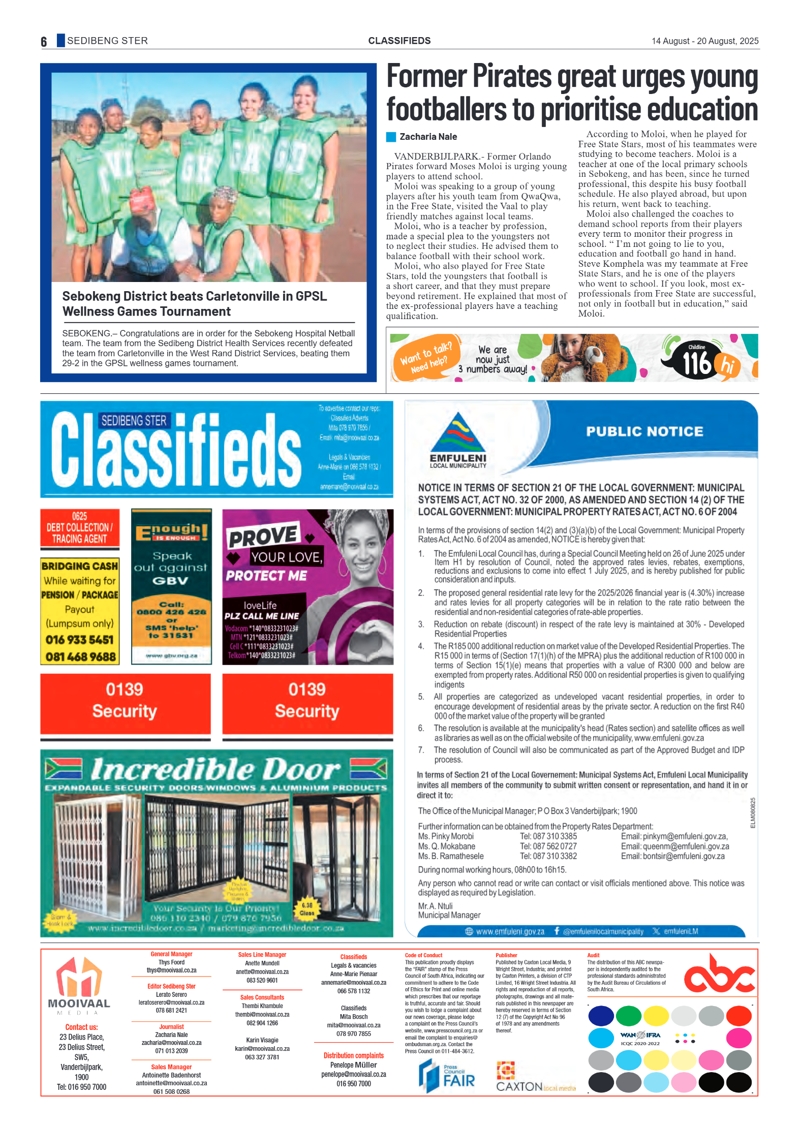 Sedibeng Ster 14 August – 20 August, 2025 page 6