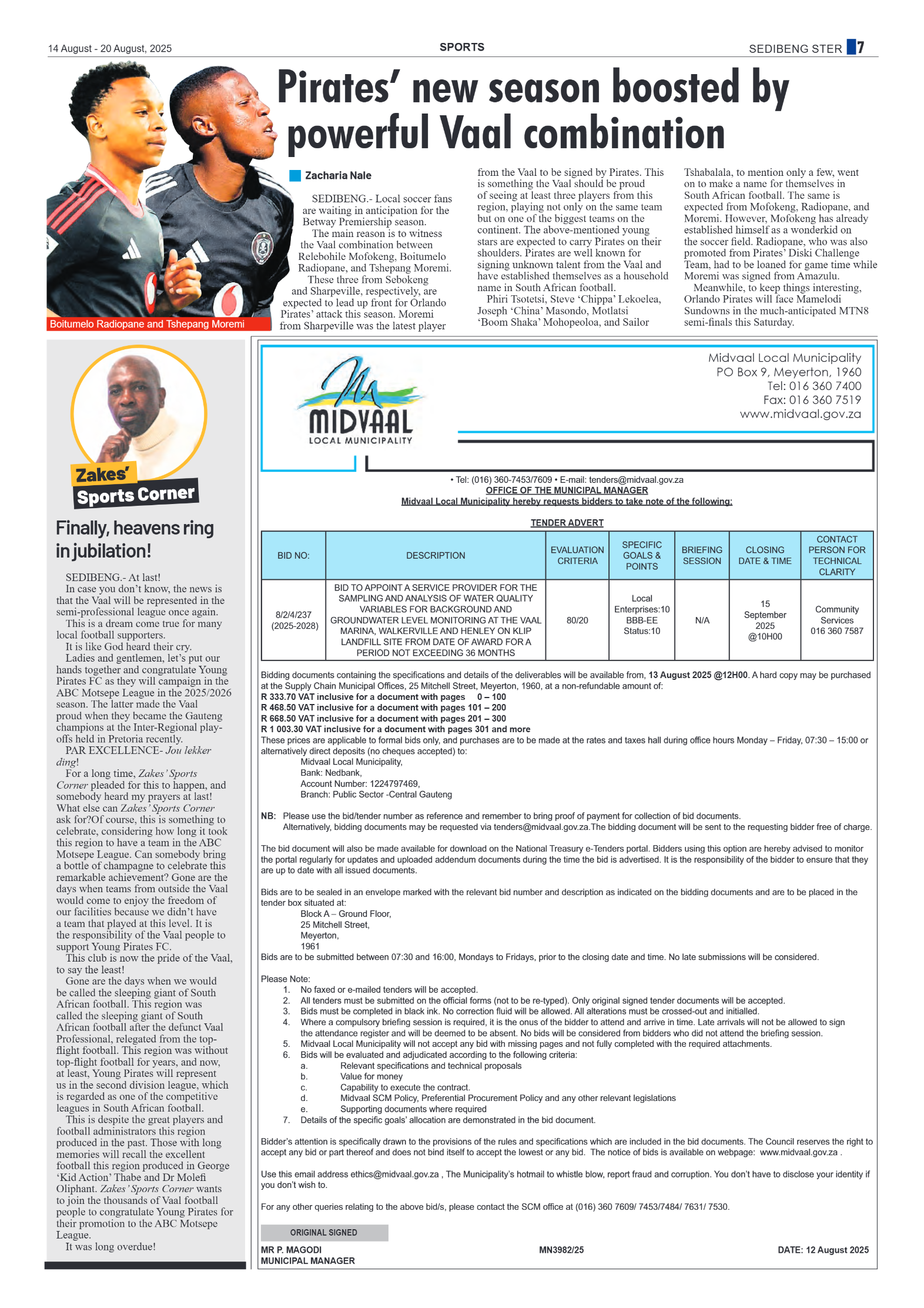 Sedibeng Ster 14 August – 20 August, 2025 page 7